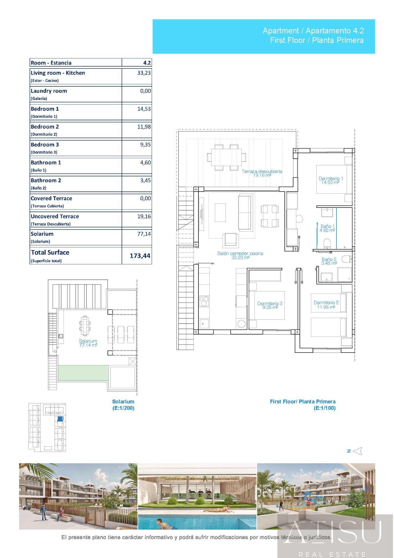 Venta de bungalow en Pilar de la horadada