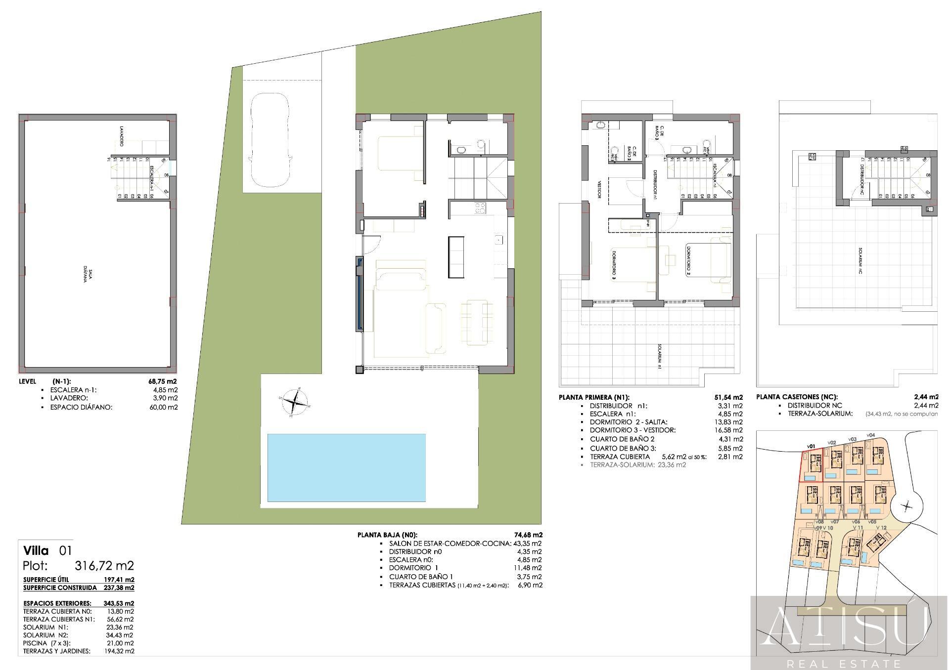 Venta de villa en San miguel de salinas