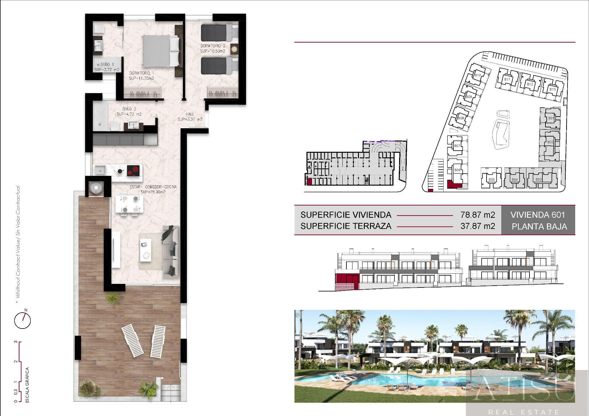 Venta de bungalow en Ciudad quesada