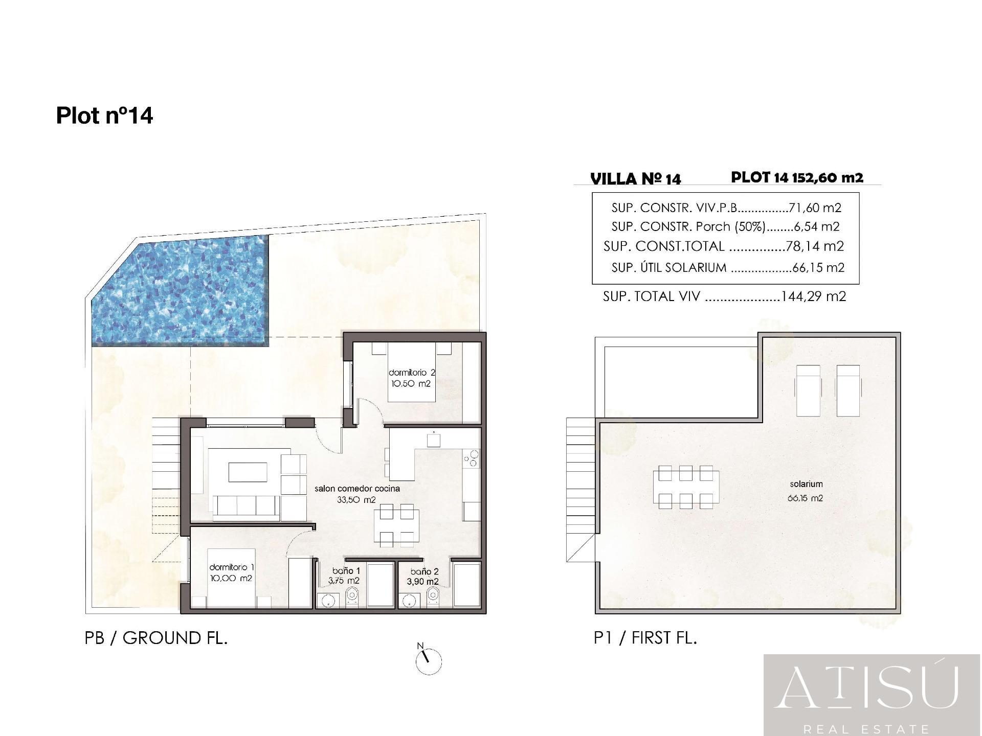 Venta de villa en Pilar de la horadada