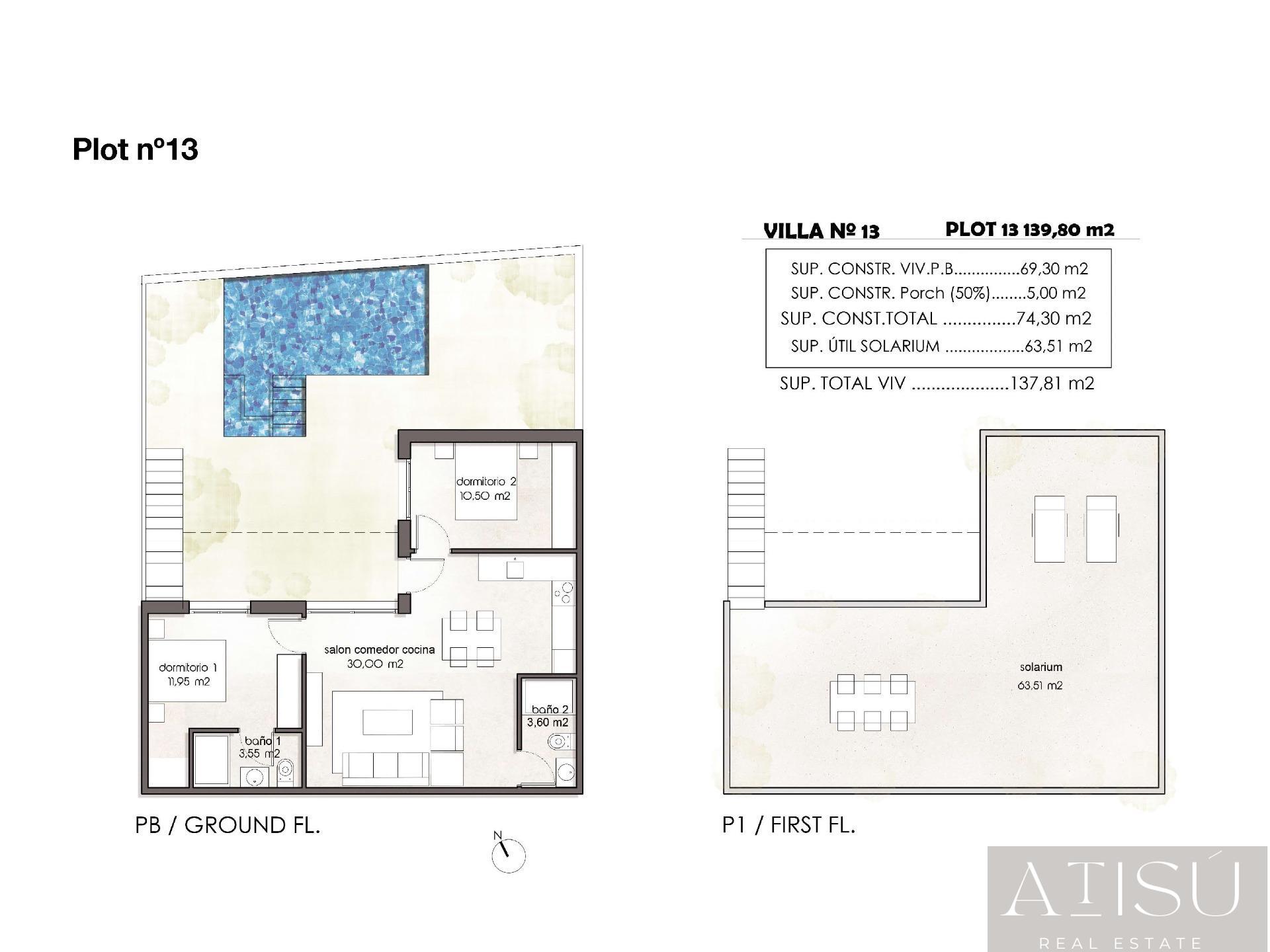 Venta de villa en Pilar de la horadada