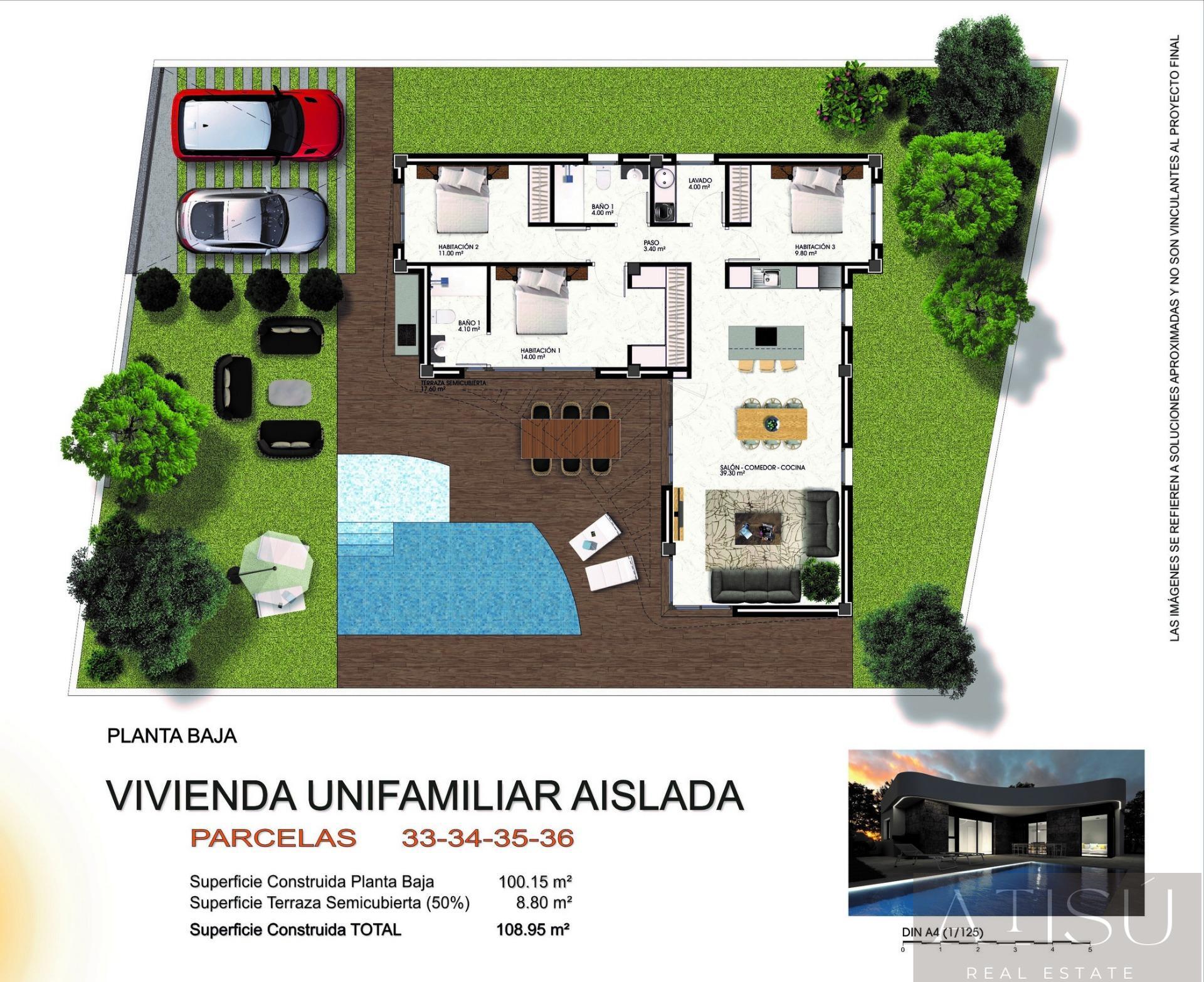 Venta de villa en Los montesinos