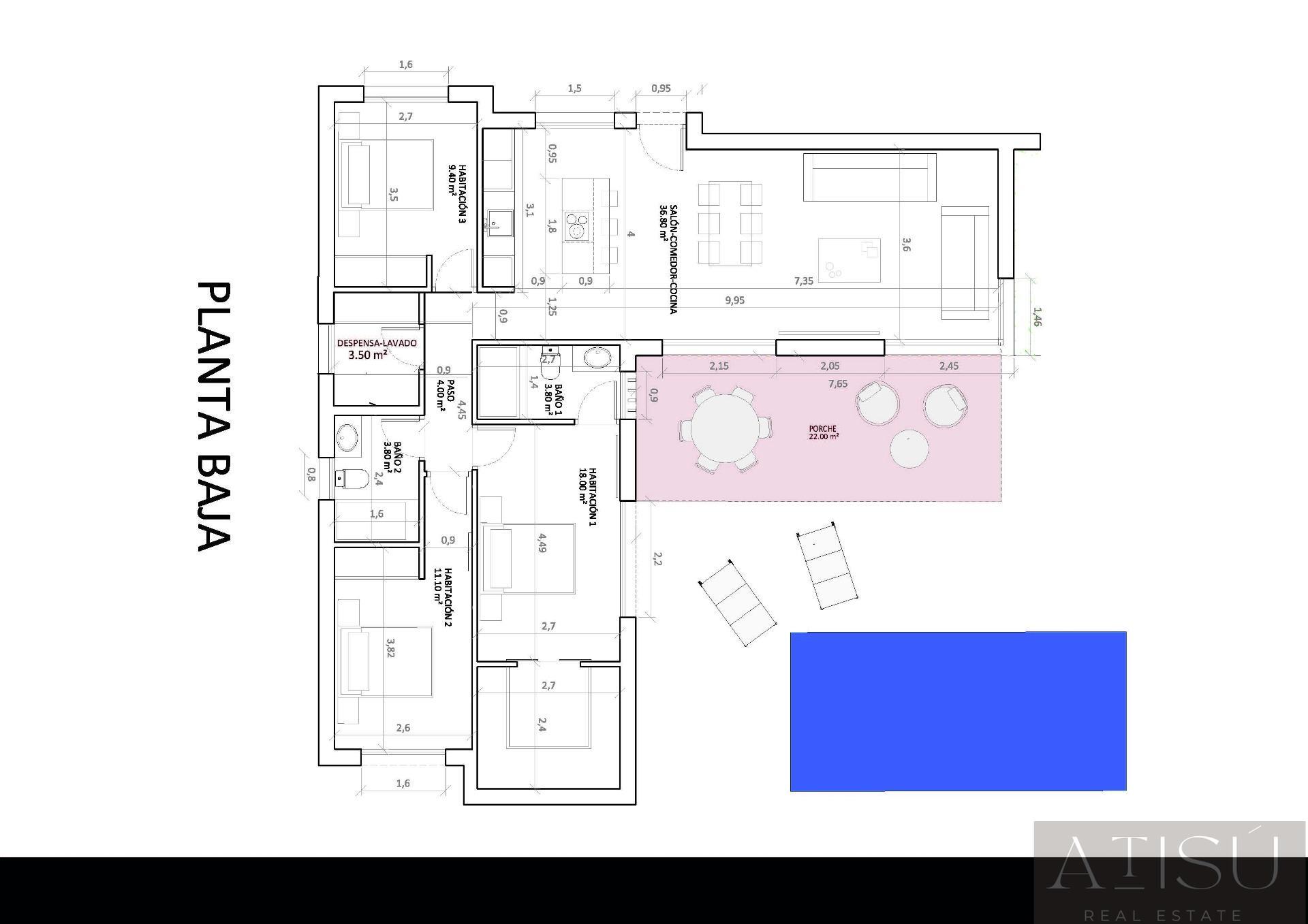 Venta de villa en Monforte del cid