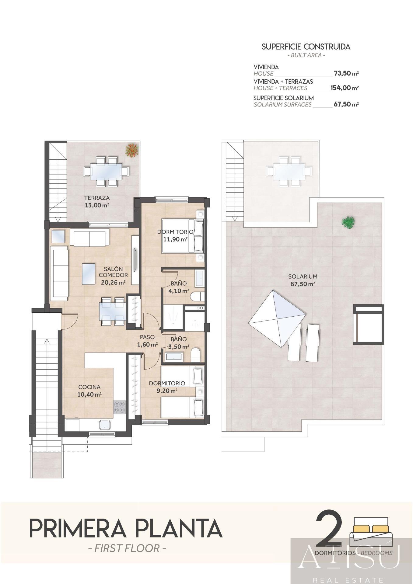 Venta de bungalow en San miguel de salinas