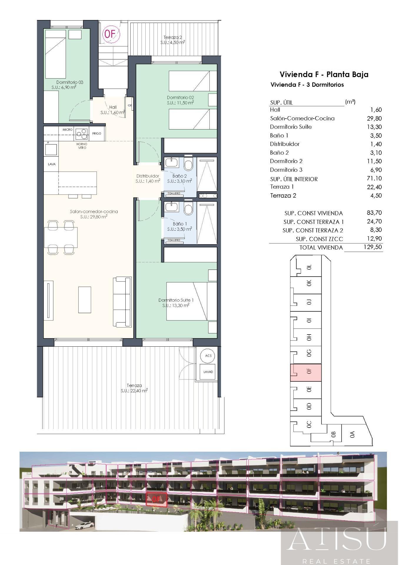 Venta de apartamento en Benijofar