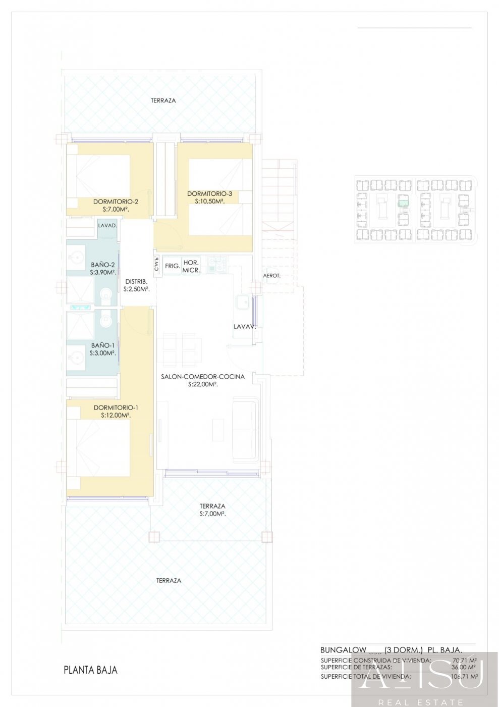 Venta de bungalow en Torrevieja
