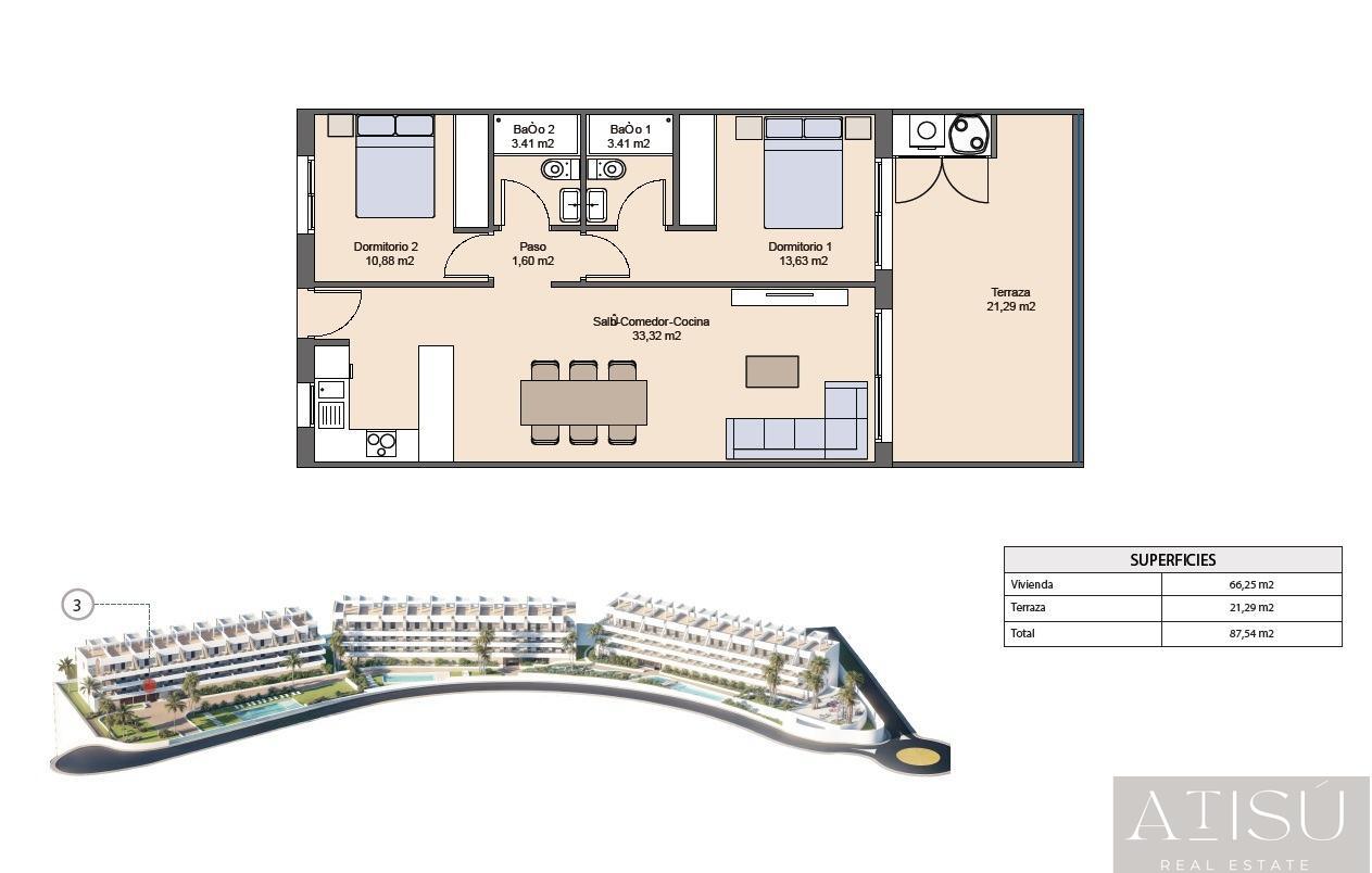 Venta de apartamento en Finestrat
