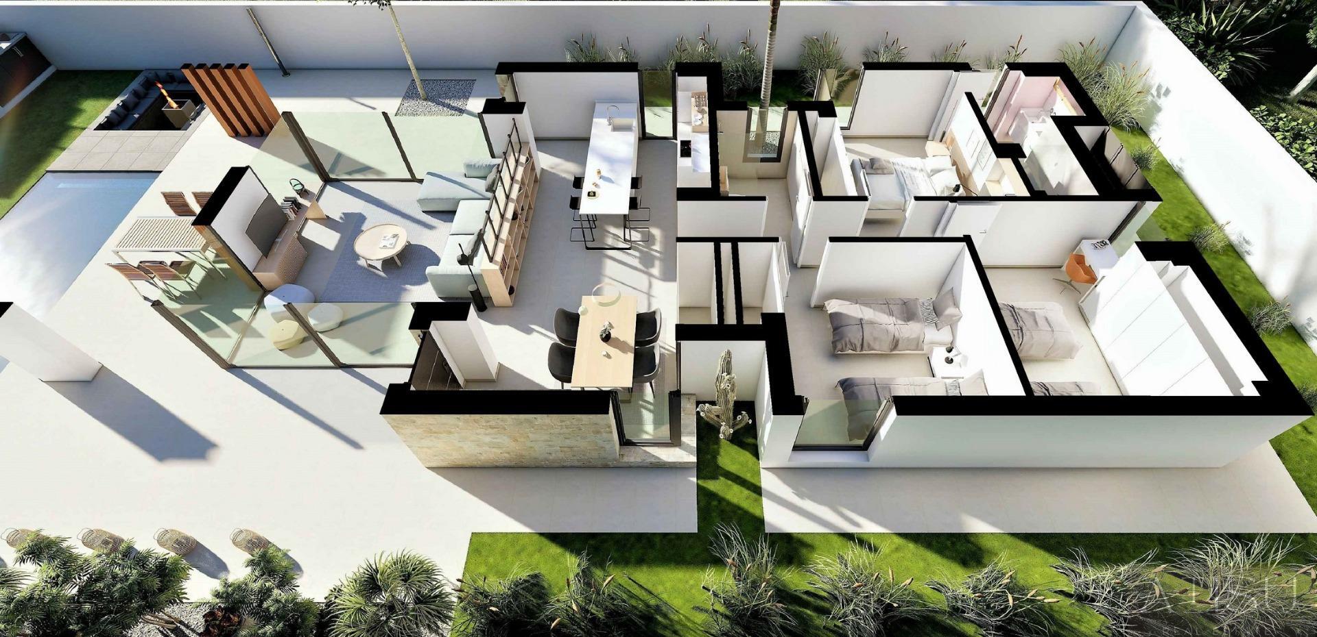 Venta de villa en San fulgencio