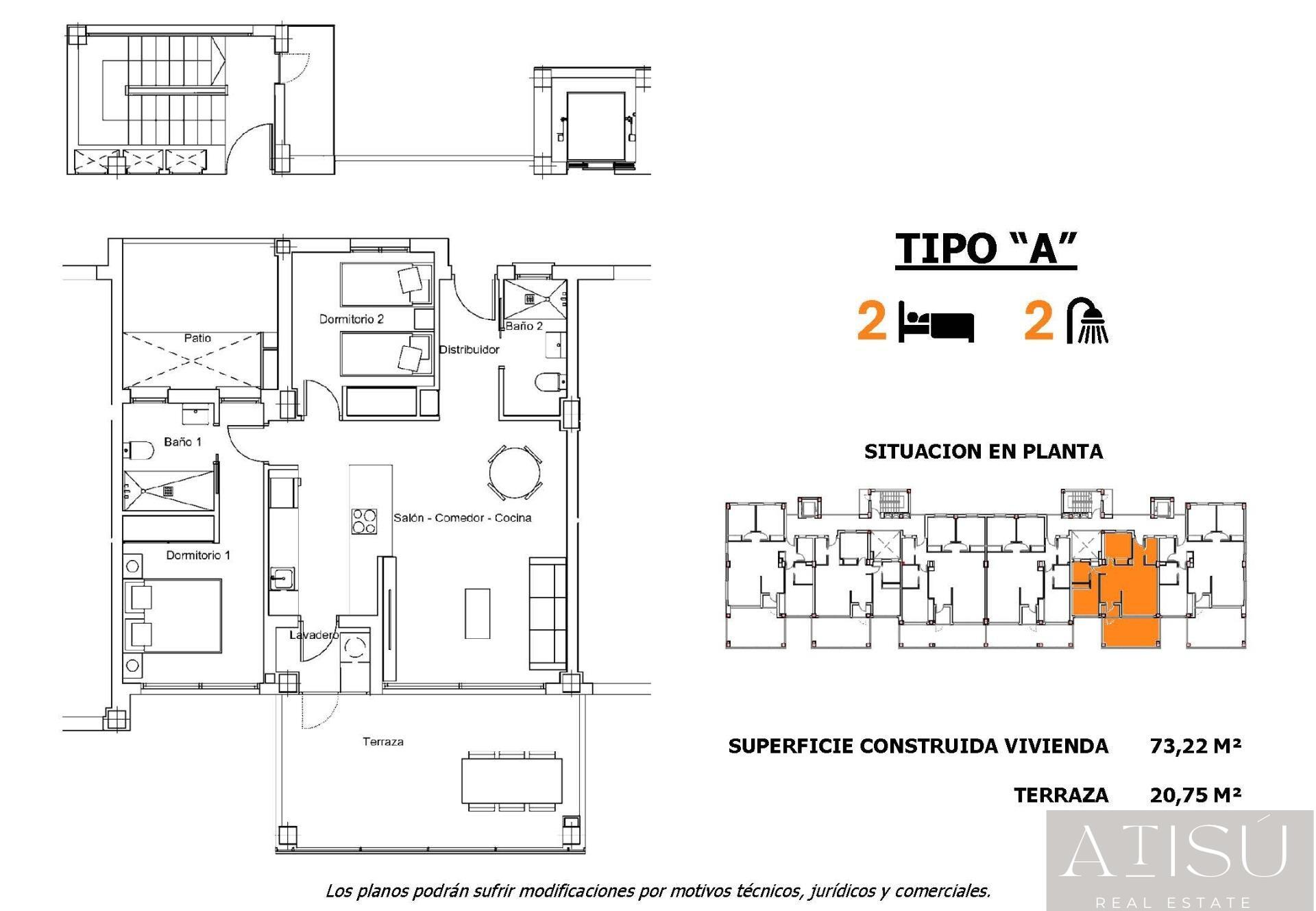 Venta de apartamento en San miguel de salinas