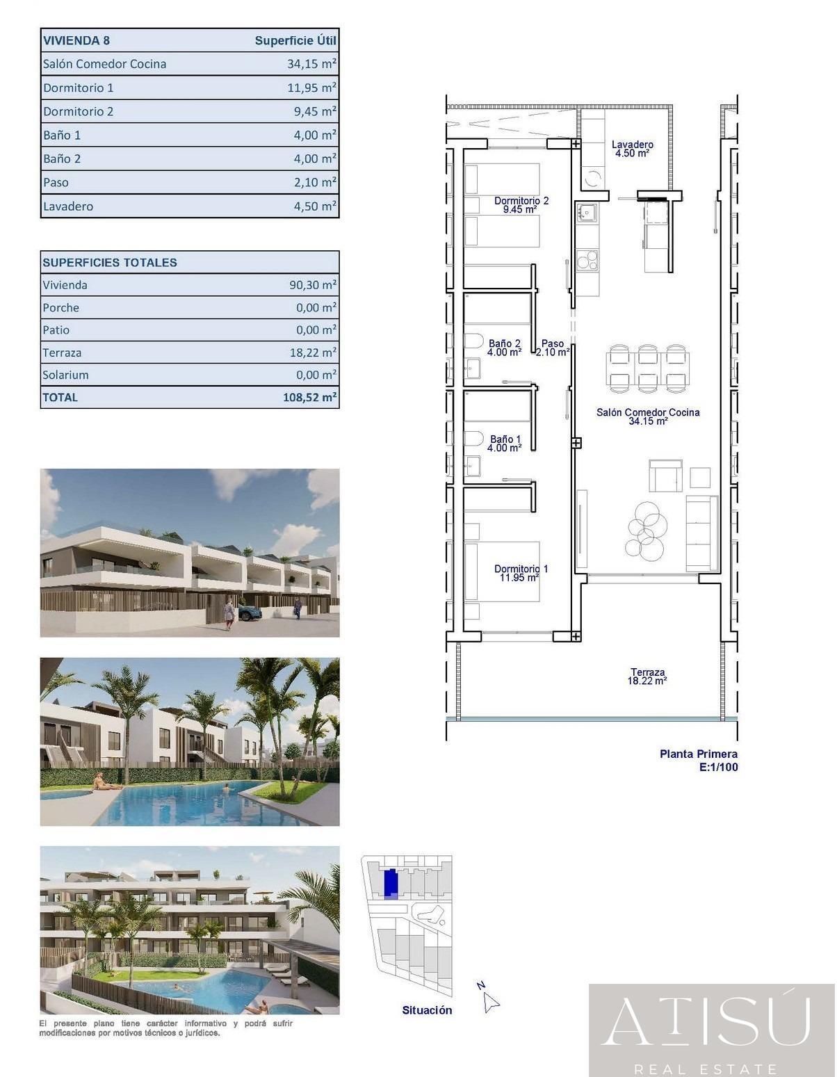 Venta de apartamento en Pilar de la horadada