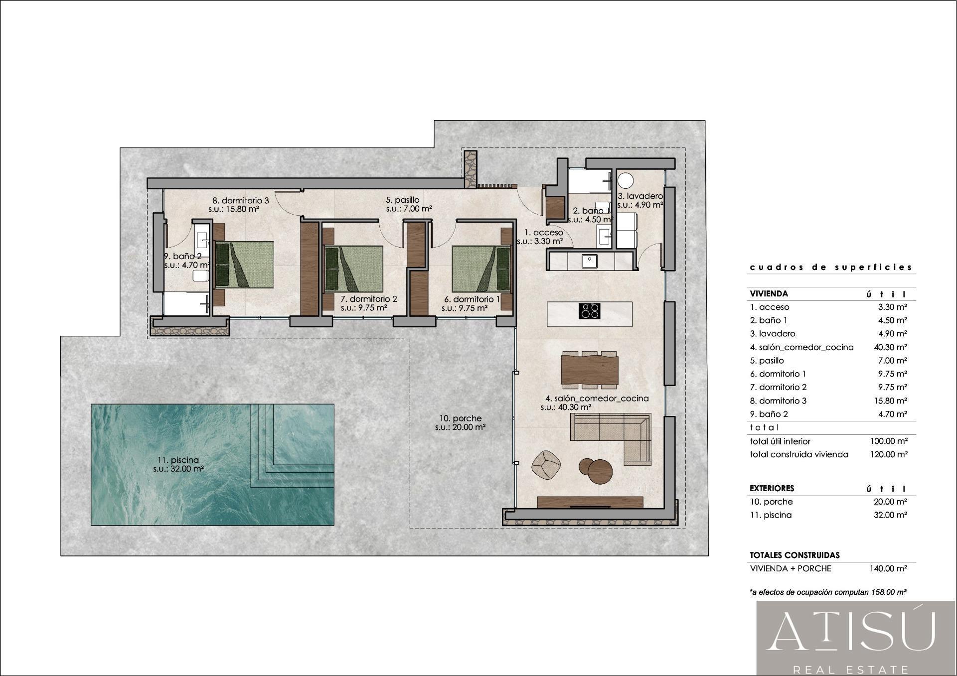 Venta de villa en Pinoso