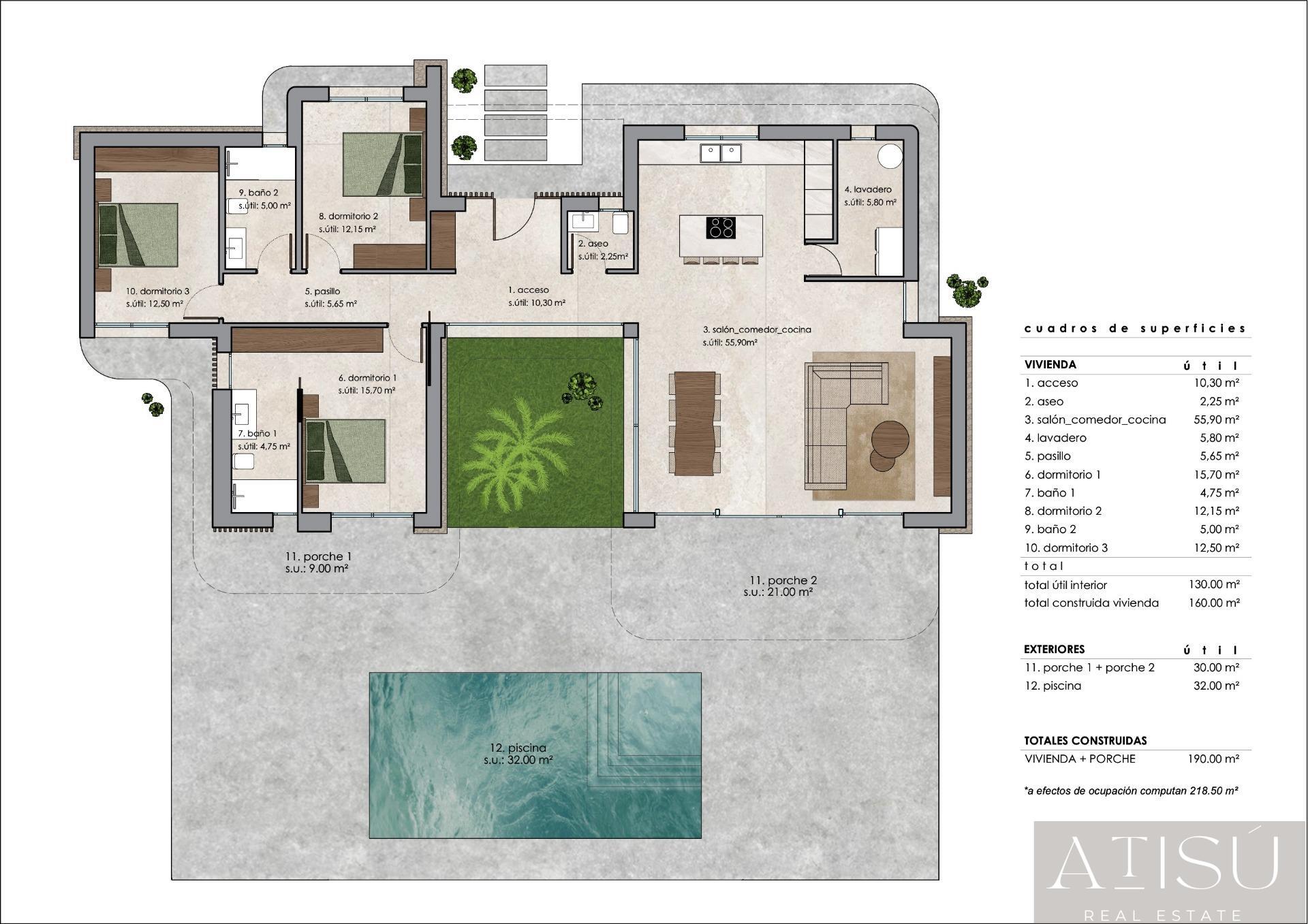 Venta de villa en Pinoso