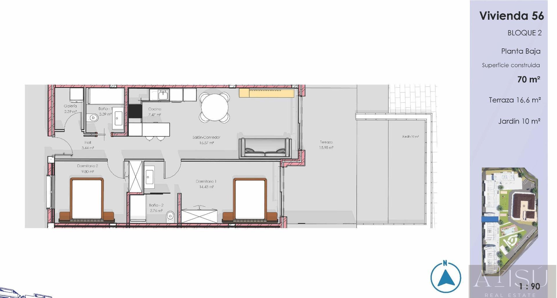 Venta de apartamento en Guardamar del segura