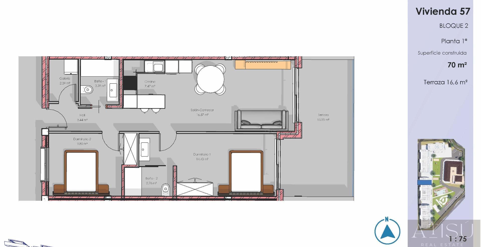 Venta de apartamento en Guardamar del segura
