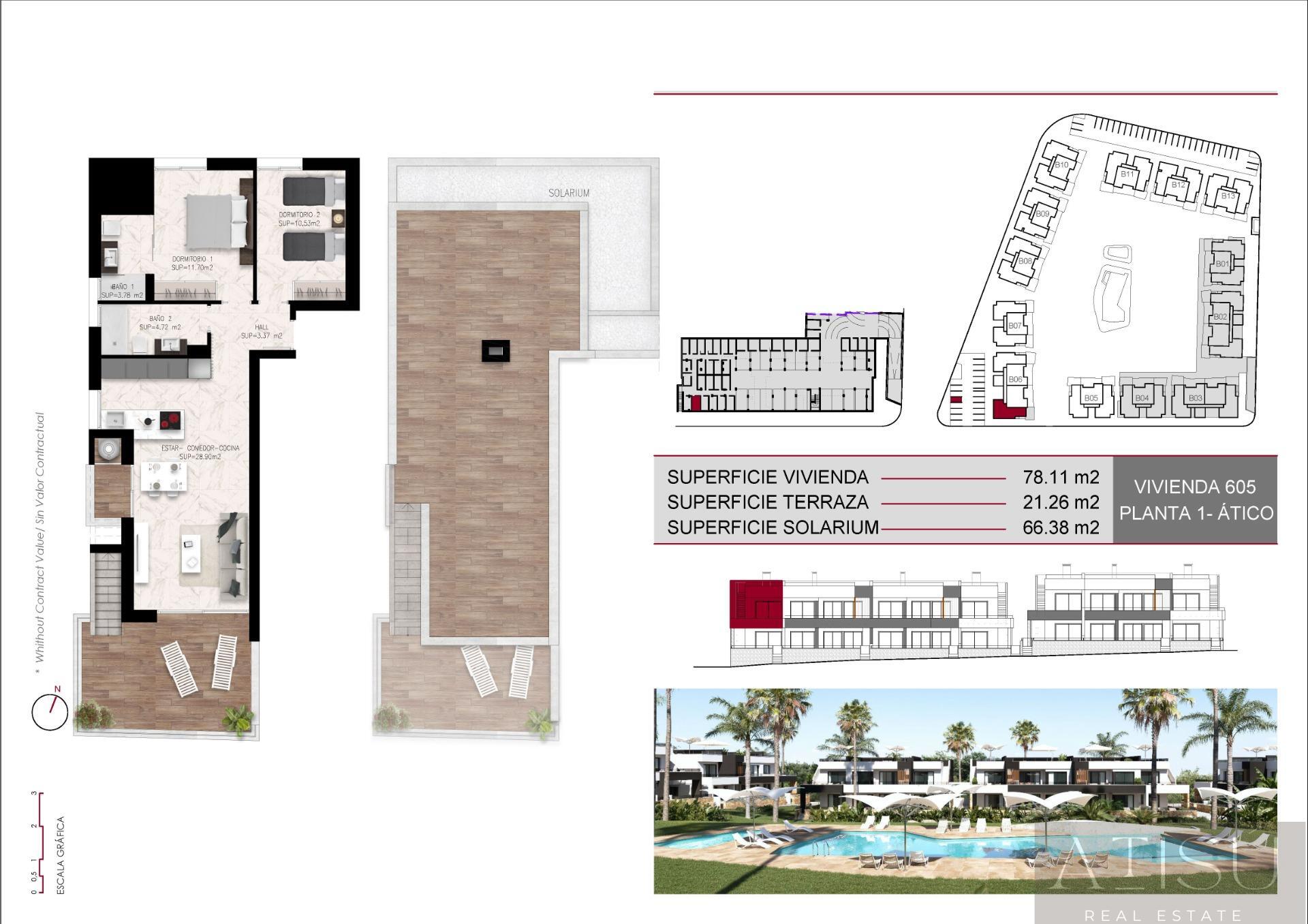 Venta de bungalow en Ciudad quesada