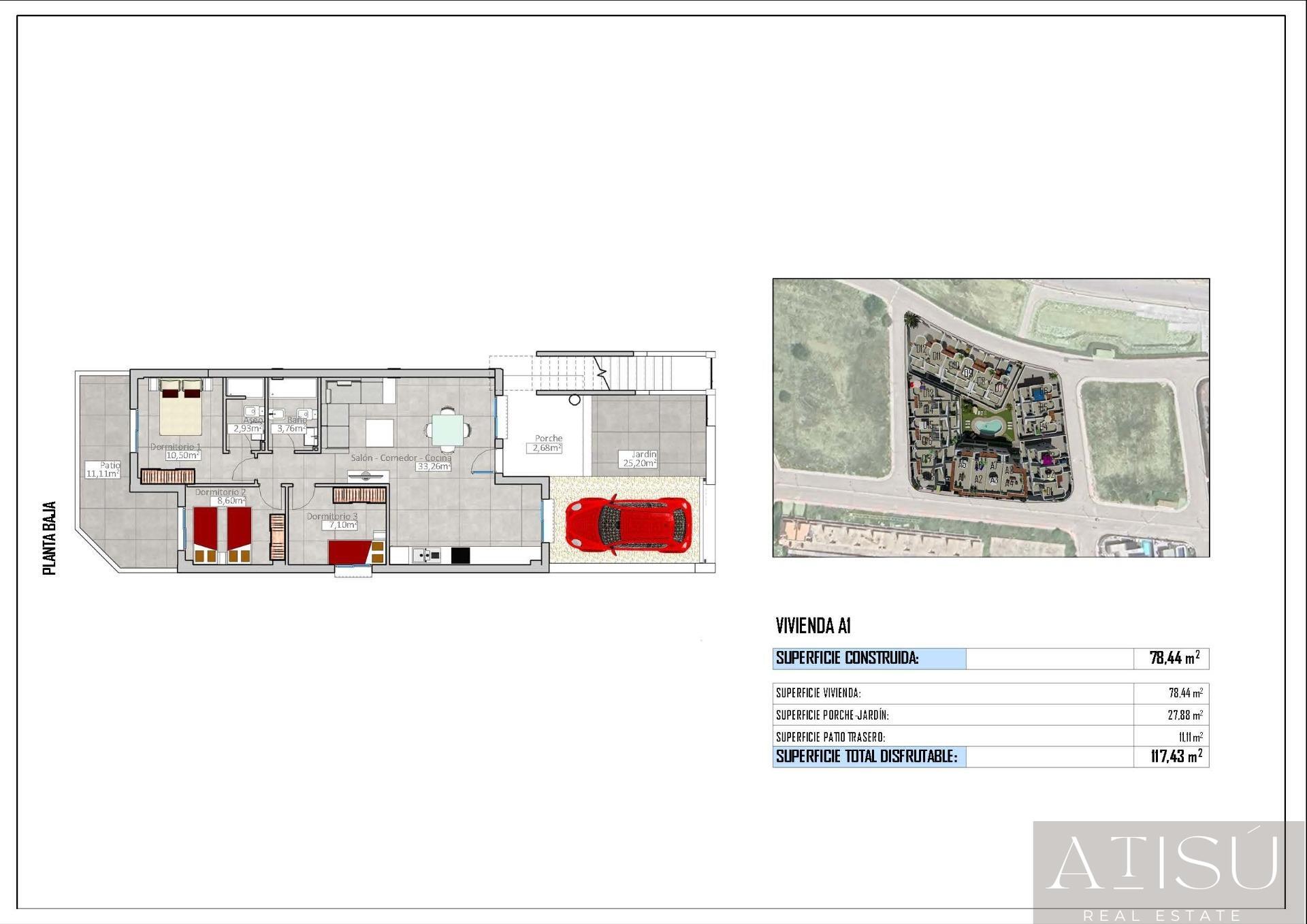 Venta de bungalow en Cox
