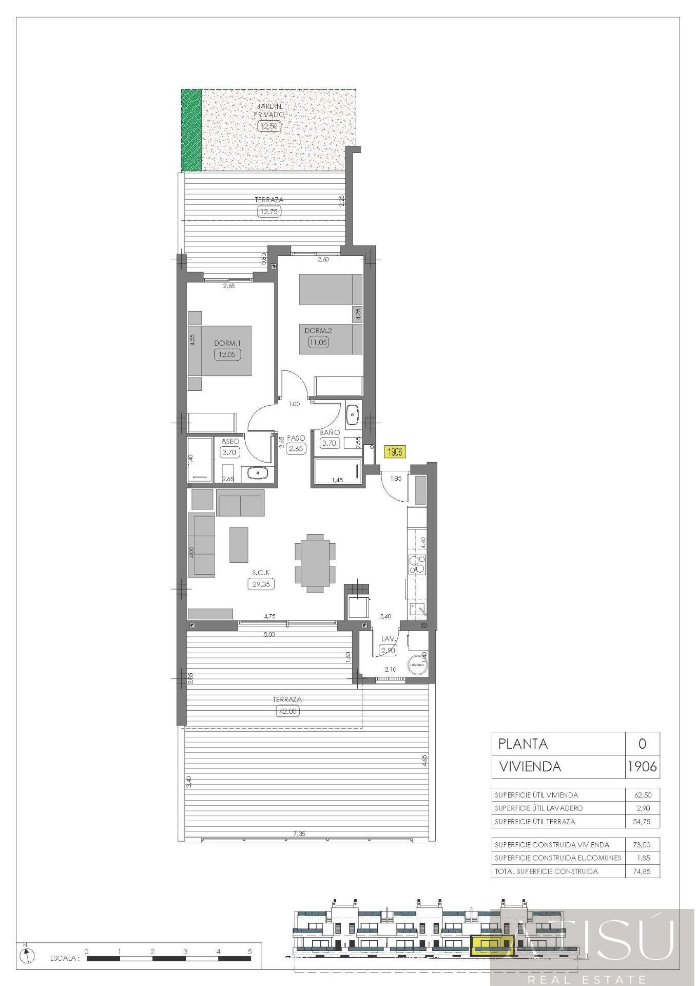 Venta de bungalow en Algorfa