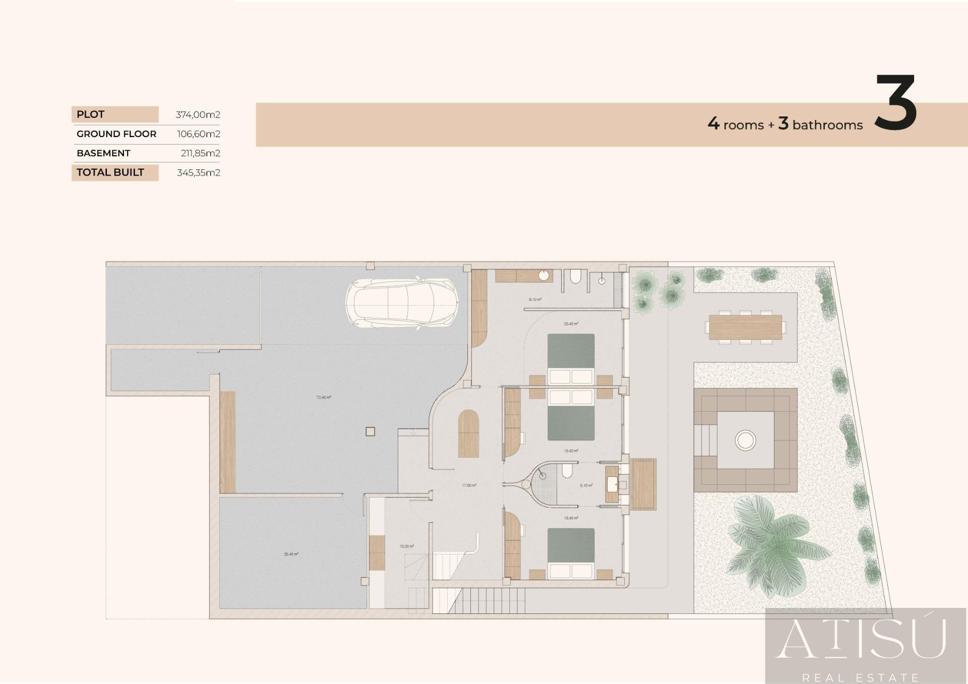 Venta de villa en Algorfa