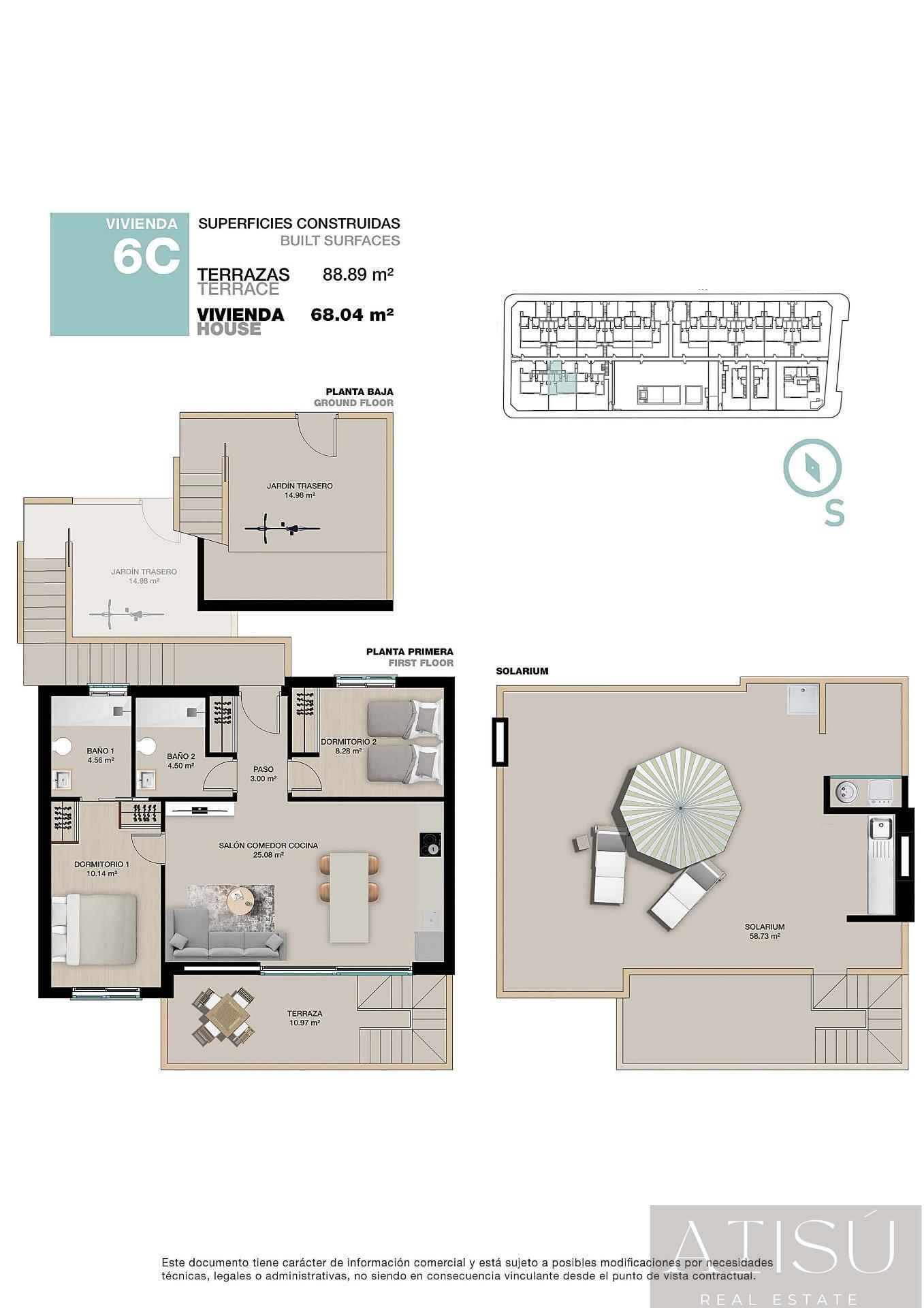 Venta de bungalow en Pilar de la horadada