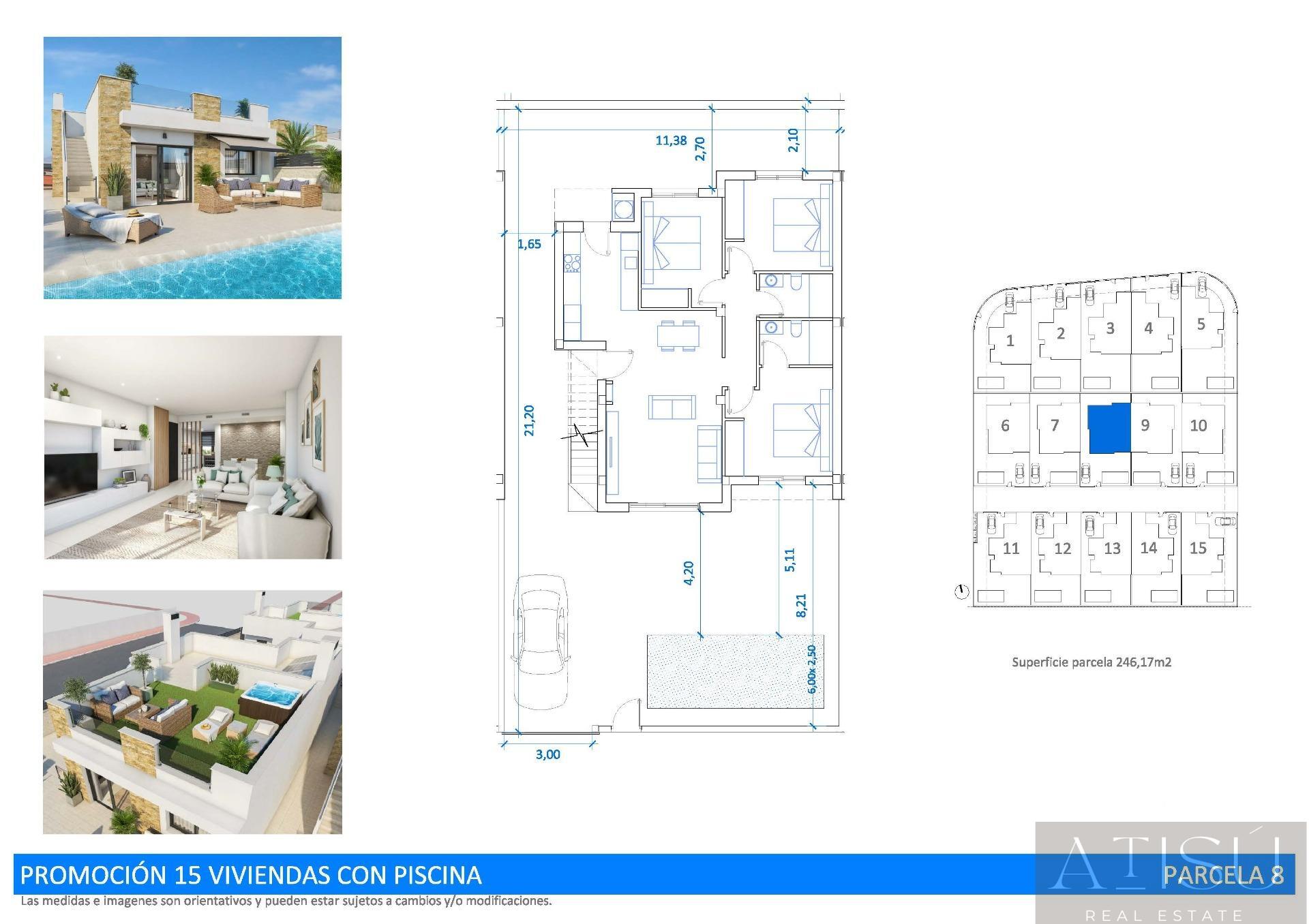 Venta de villa en San fulgencio