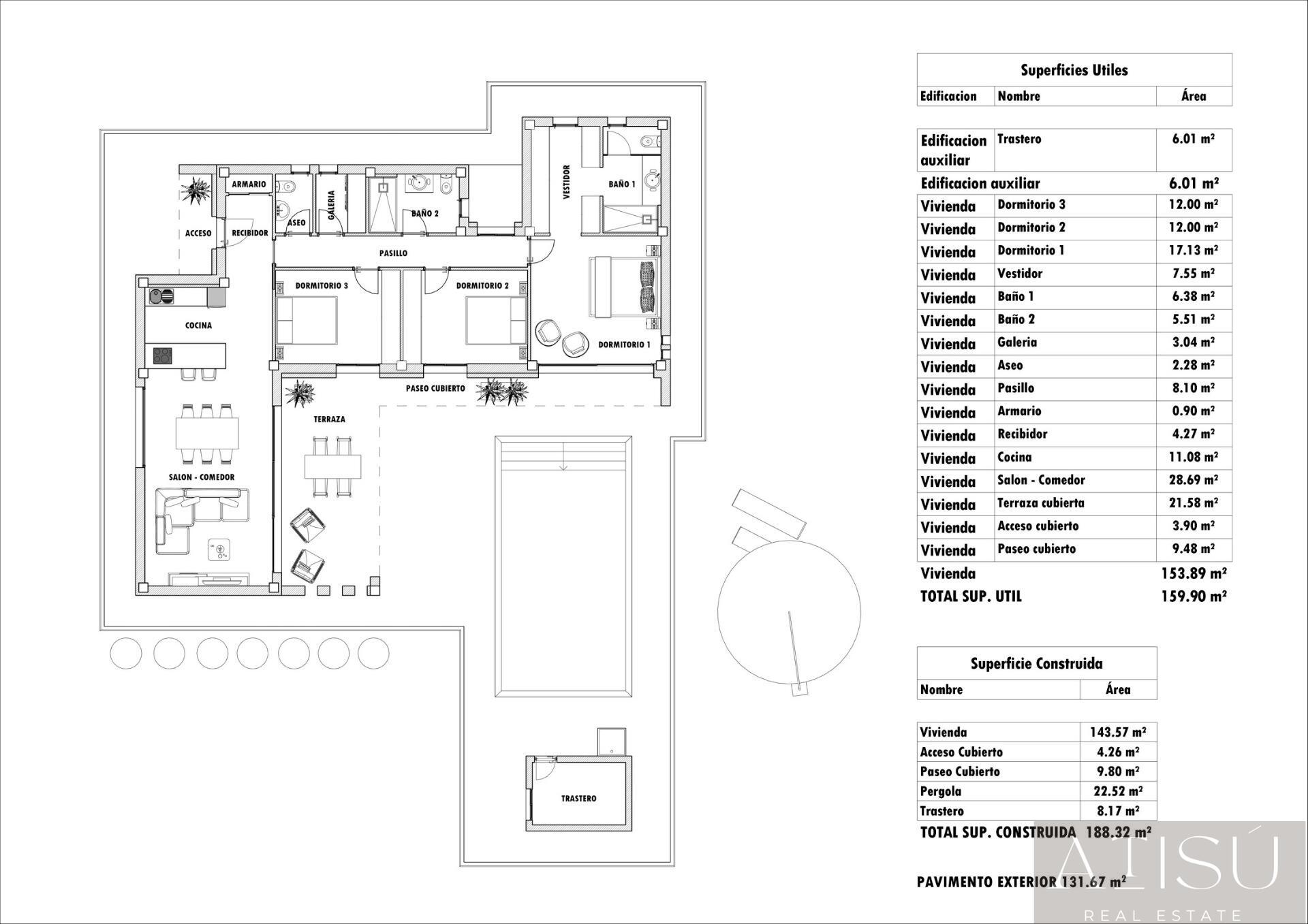 Venta de villa en Aspe