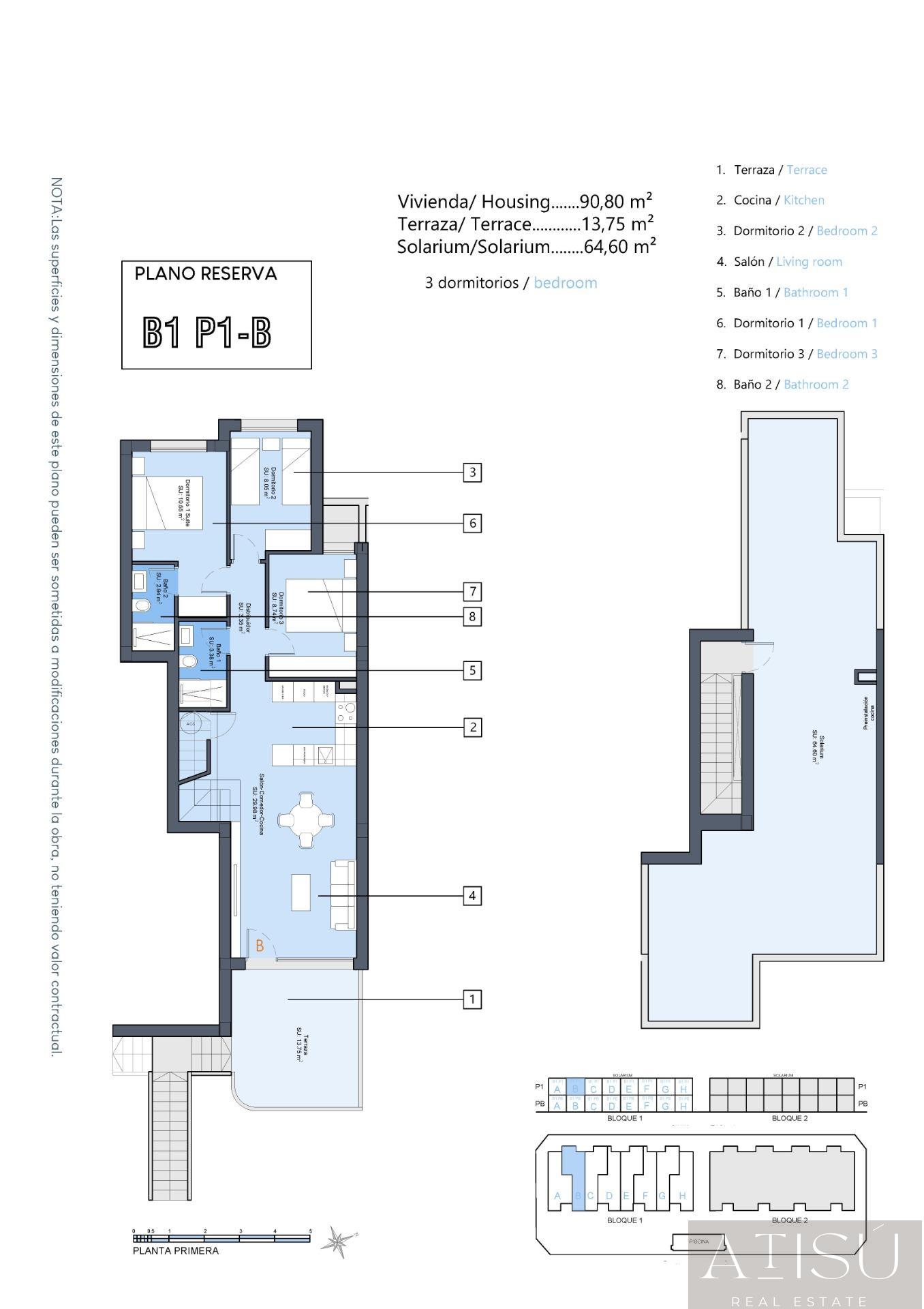 For sale of bungalow in Dolores