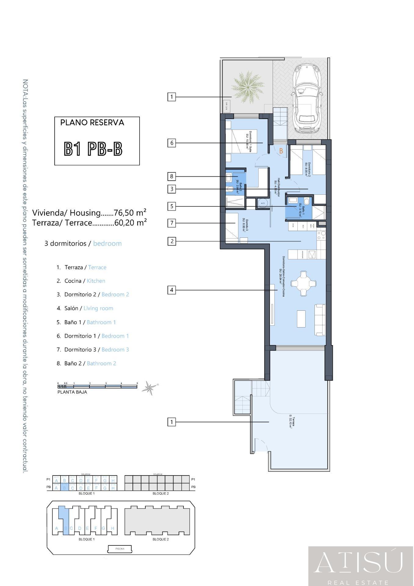 For sale of bungalow in Dolores
