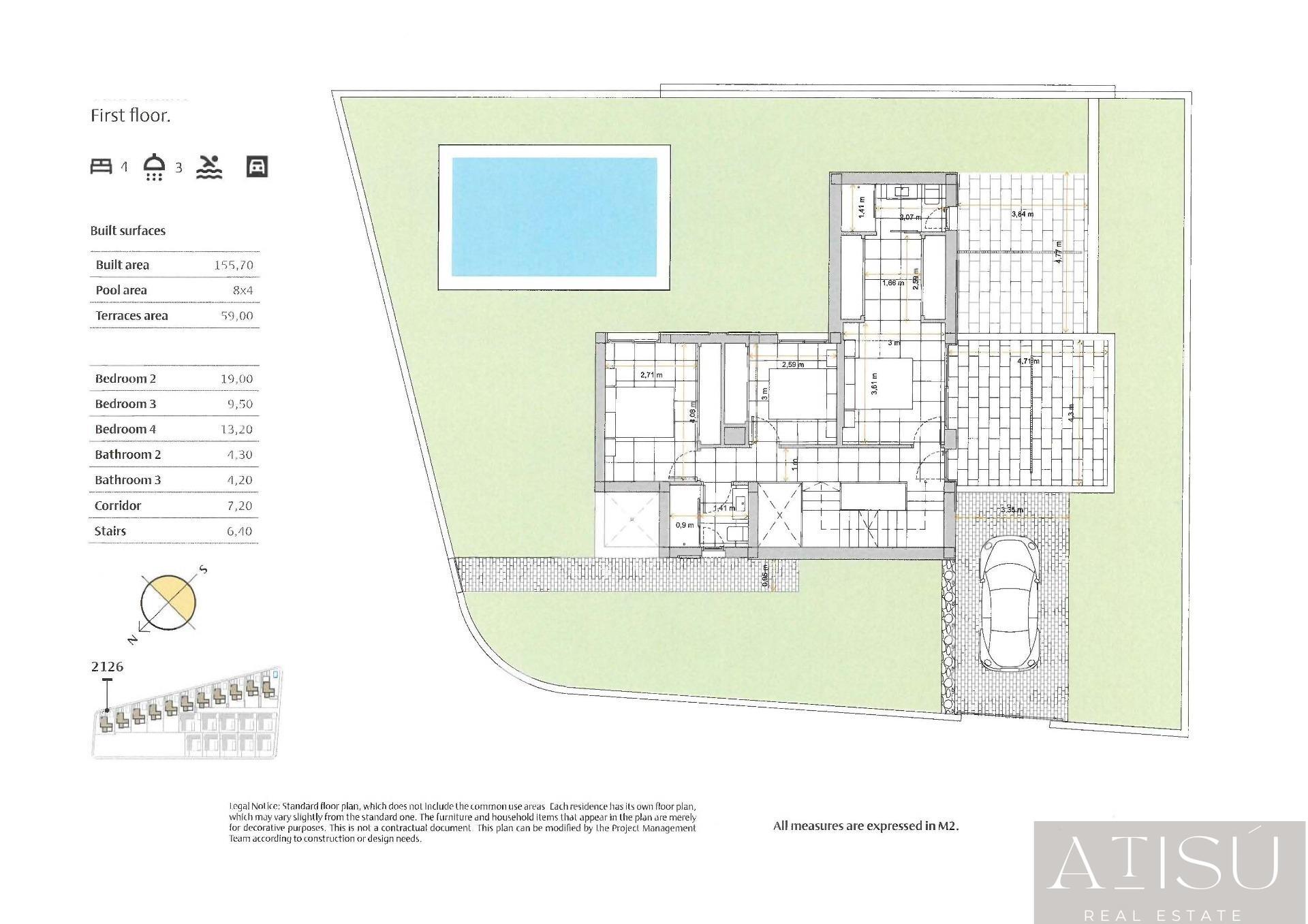 Venta de villa en Algorfa