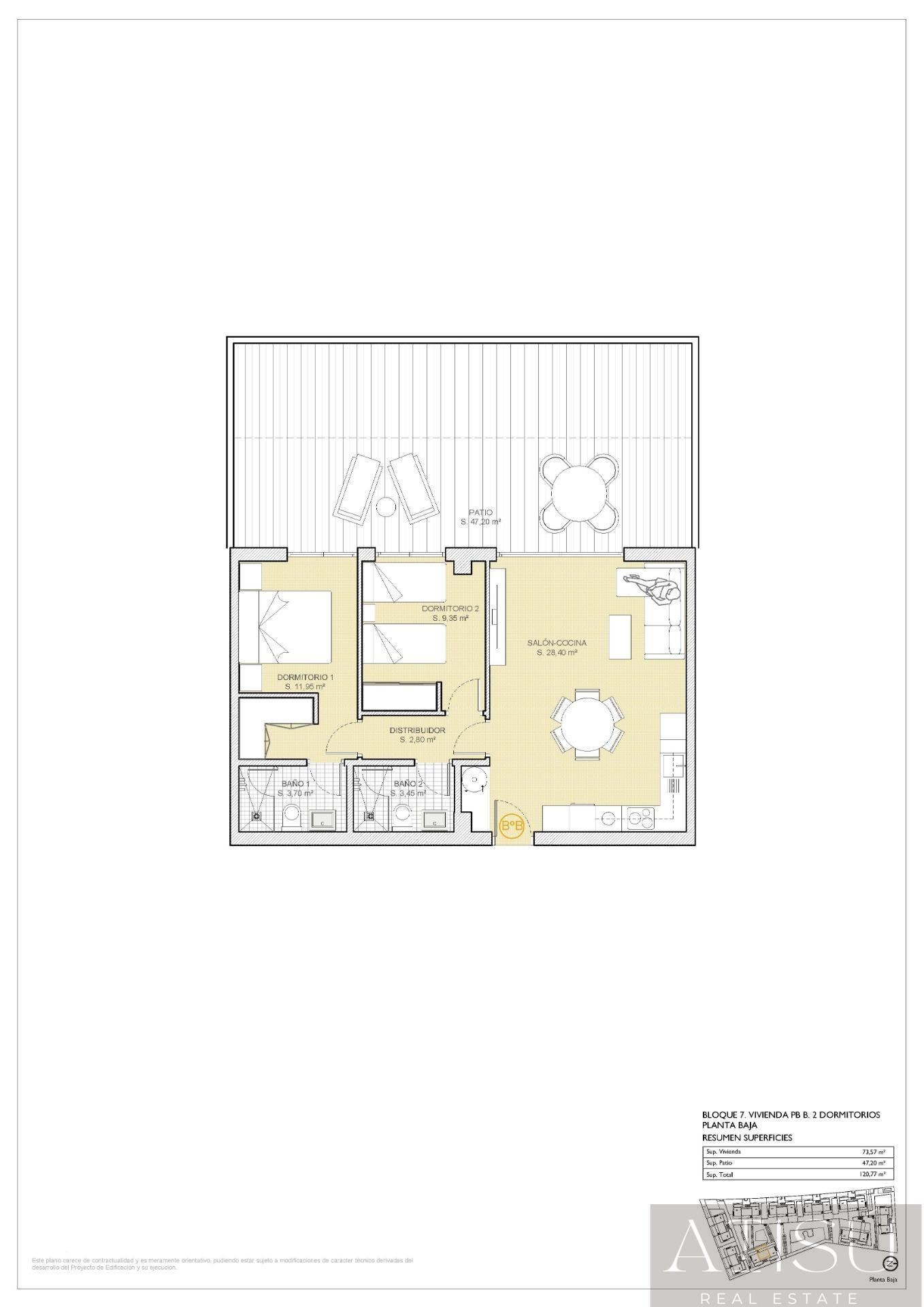 Venta de apartamento en Finestrat