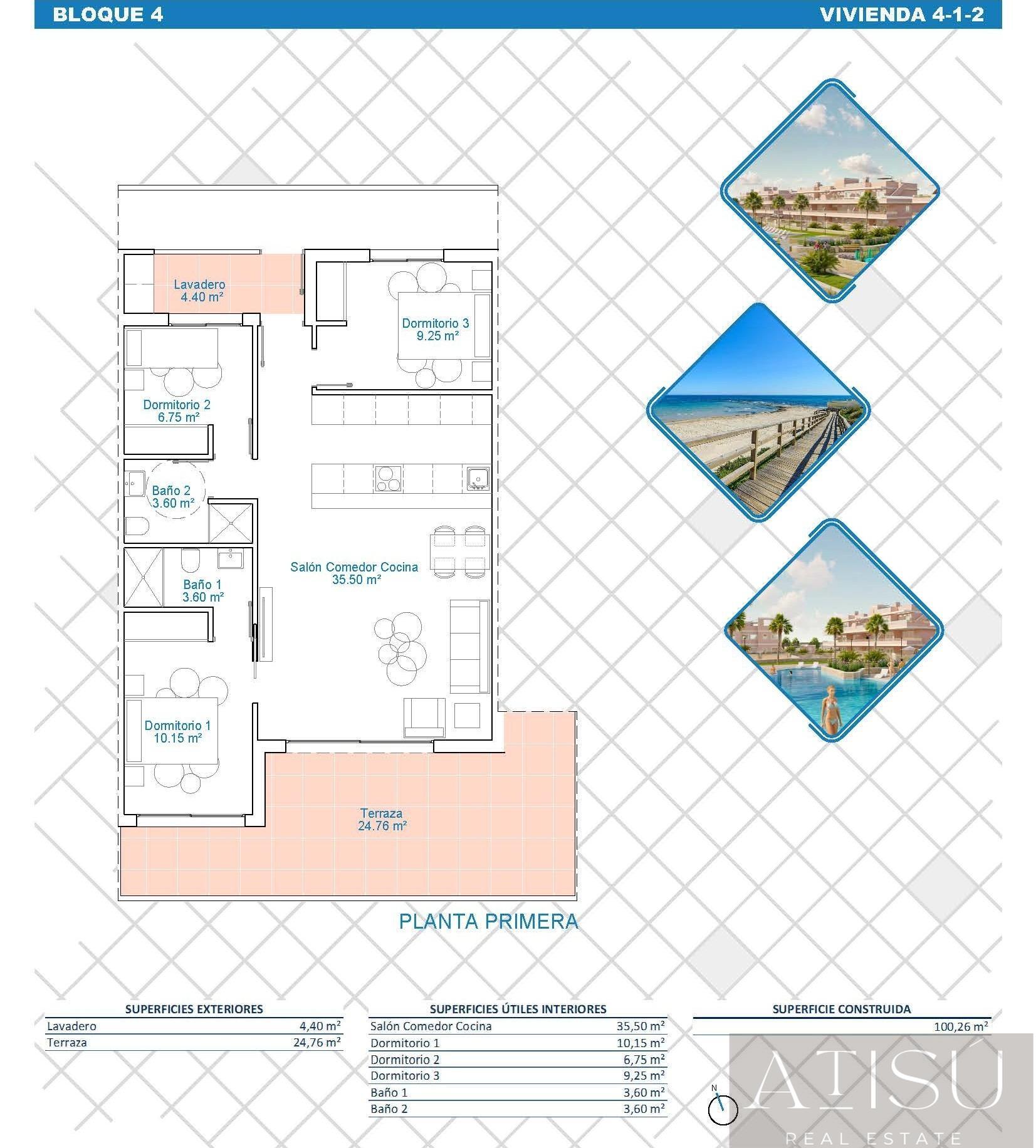 Venta de apartamento en Pilar de la horadada