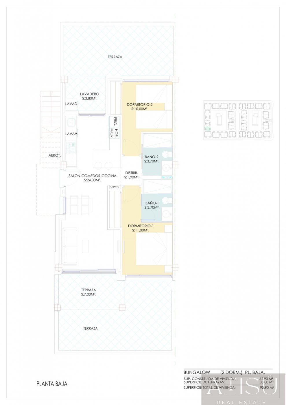Venta de bungalow en Torrevieja