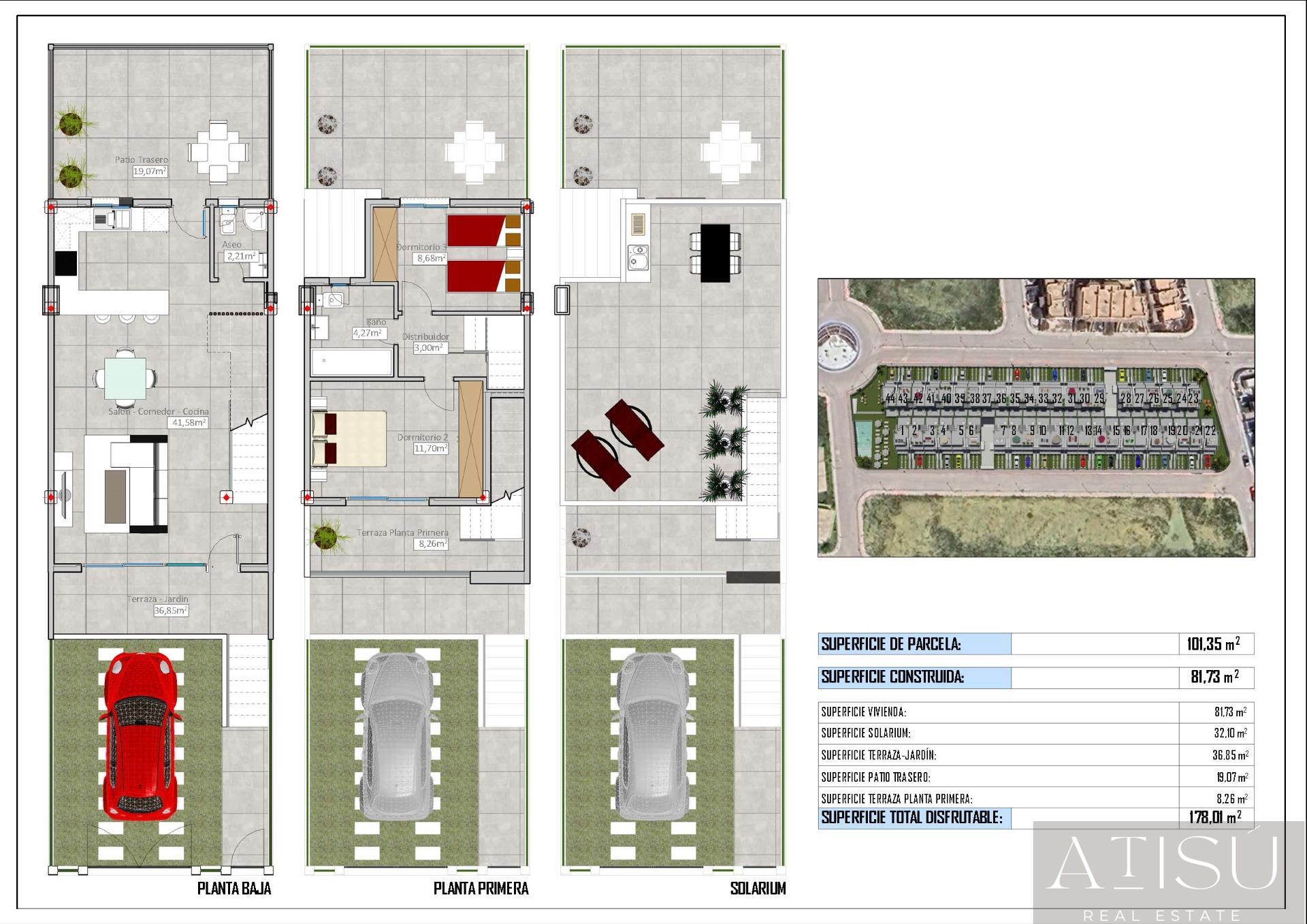 Venta de villa en Cox