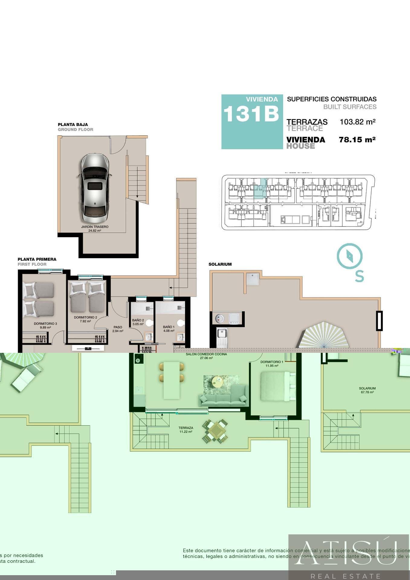 Venta de bungalow en Pilar de la horadada