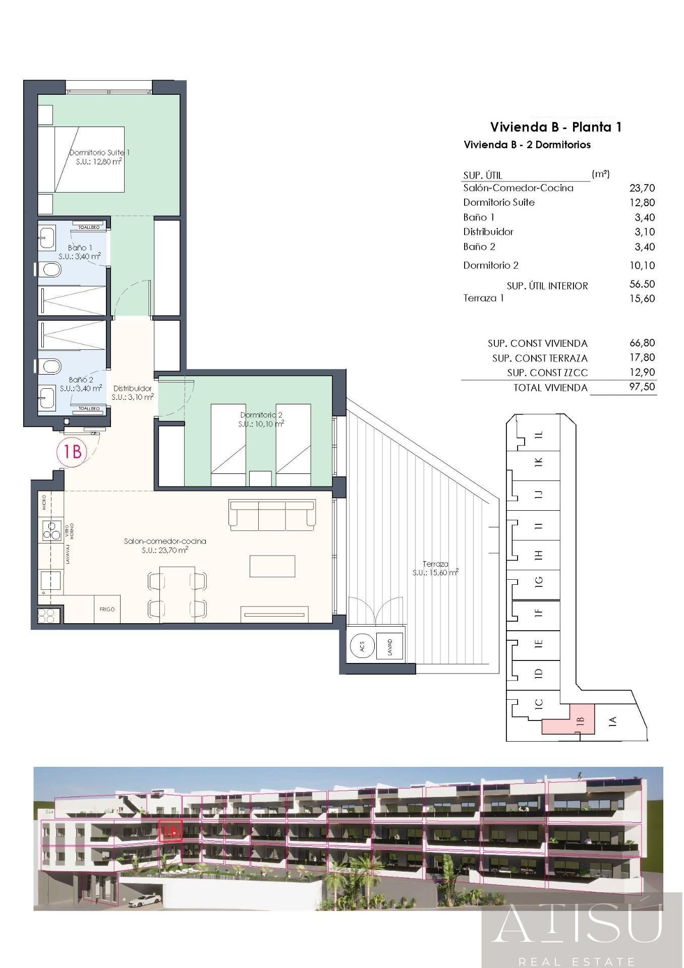 Venta de apartamento en Benijofar