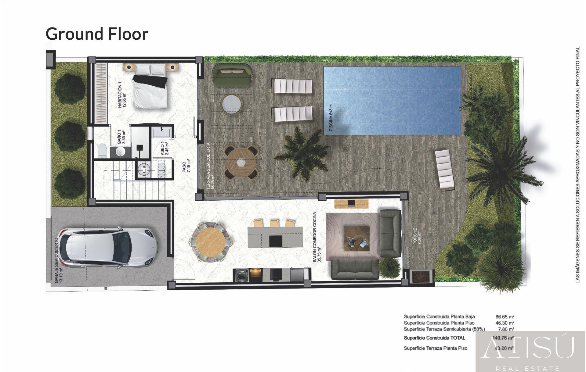 Venta de villa en Almoradi