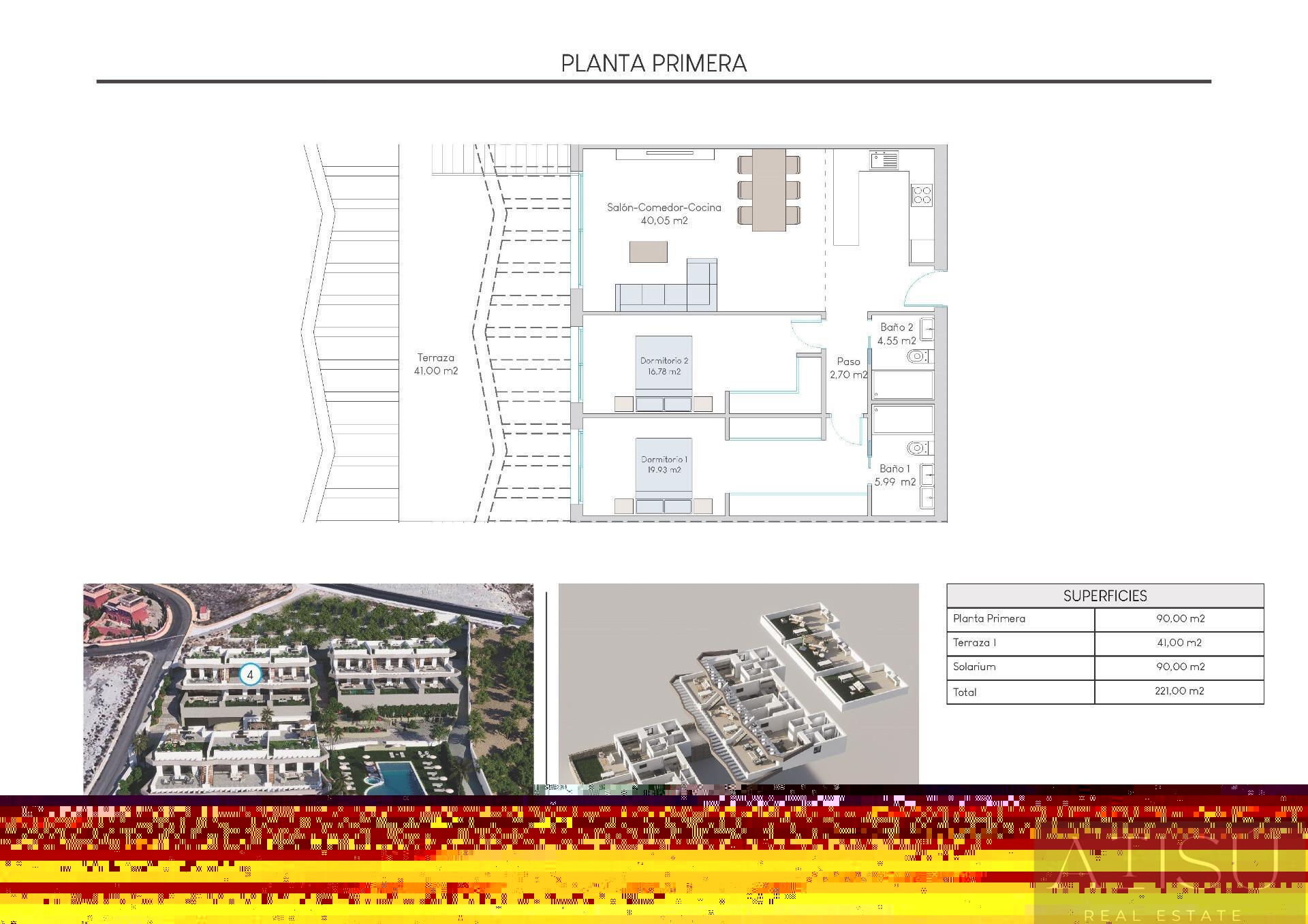 Venta de bungalow en Finestrat