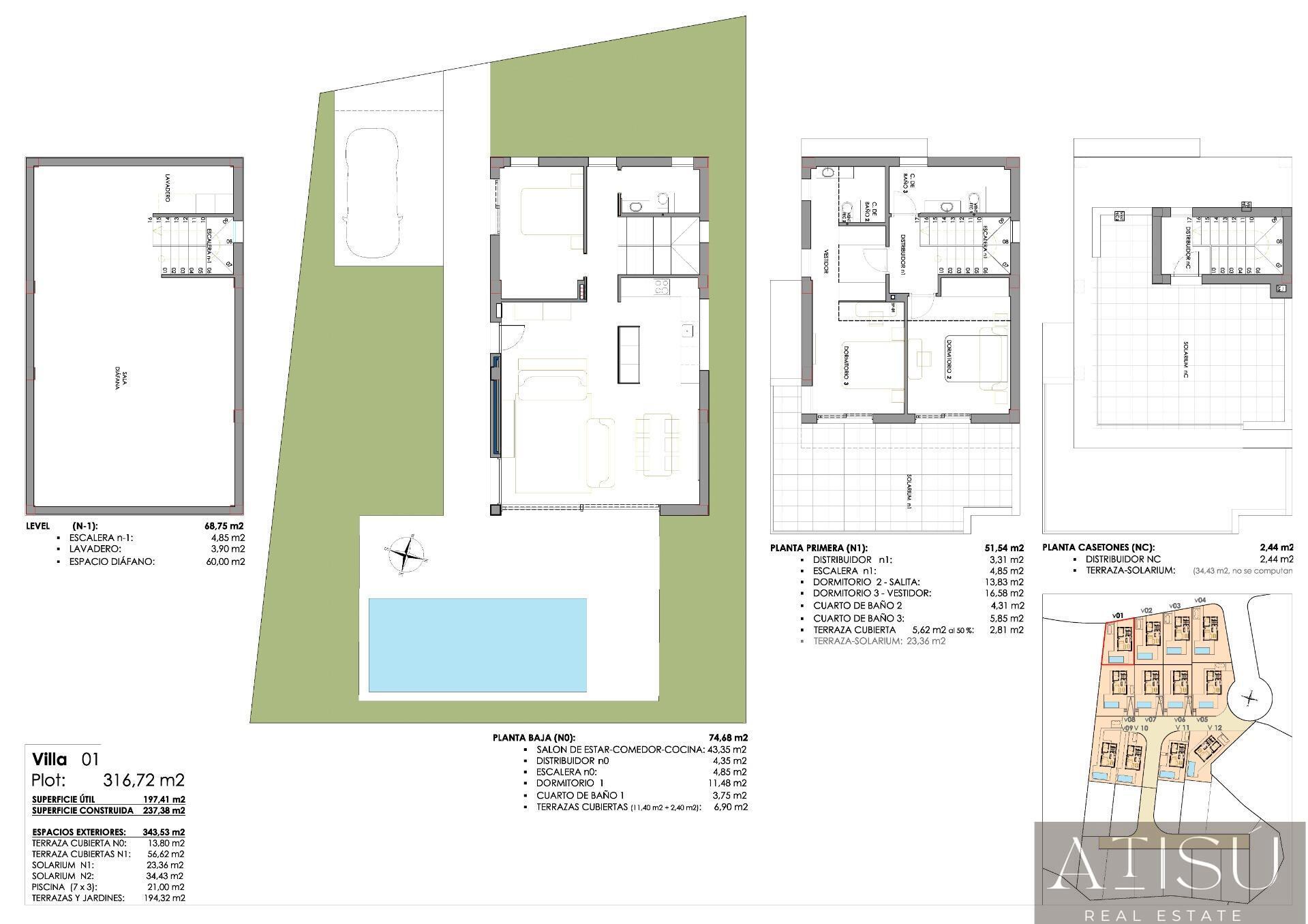 Venta de villa en San miguel de salinas