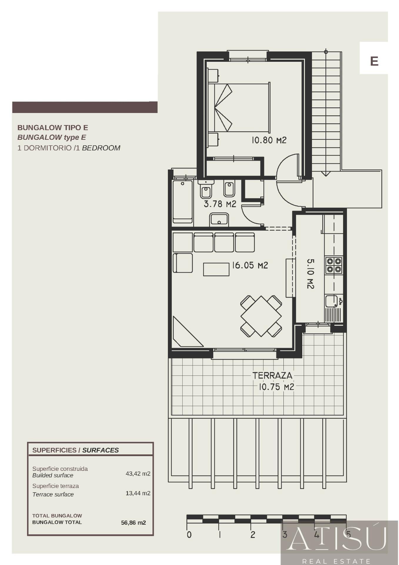 Venta de bungalow en Calpe