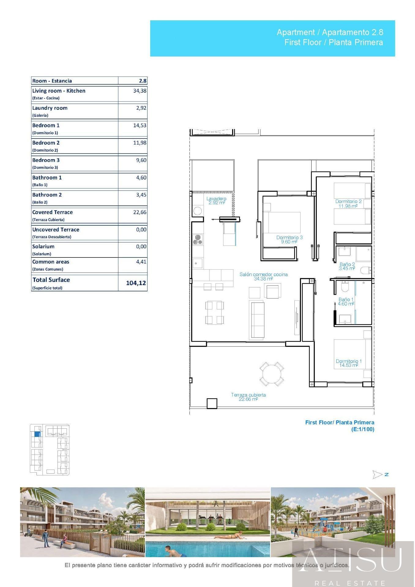 Venta de apartamento en Pilar de la horadada