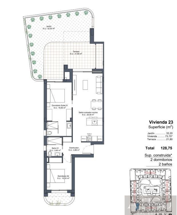 Venta de bungalow en Ciudad quesada