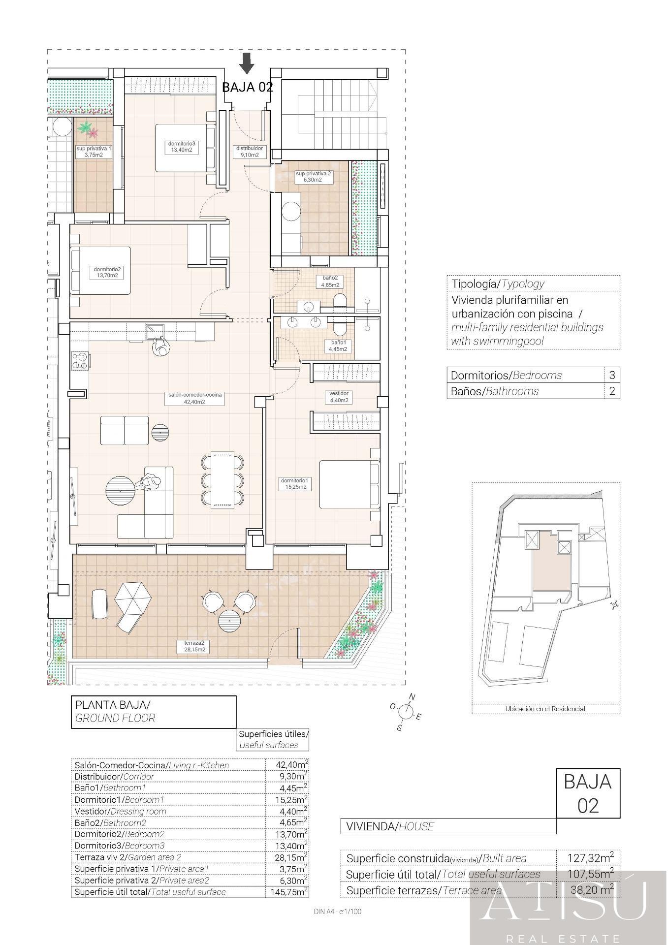 Venta de apartamento en Hondón de las nieves