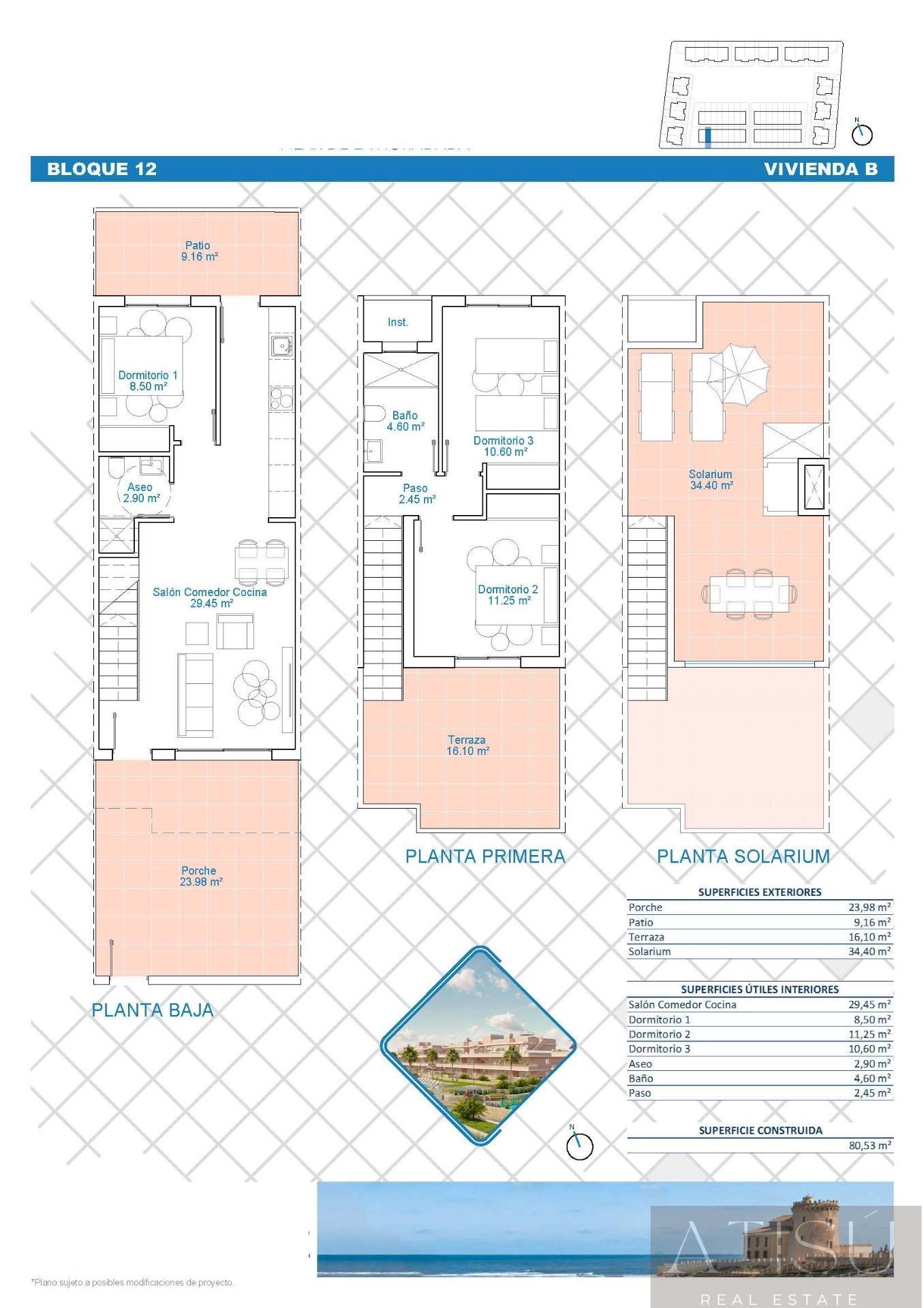 Venta de villa en Pilar de la horadada