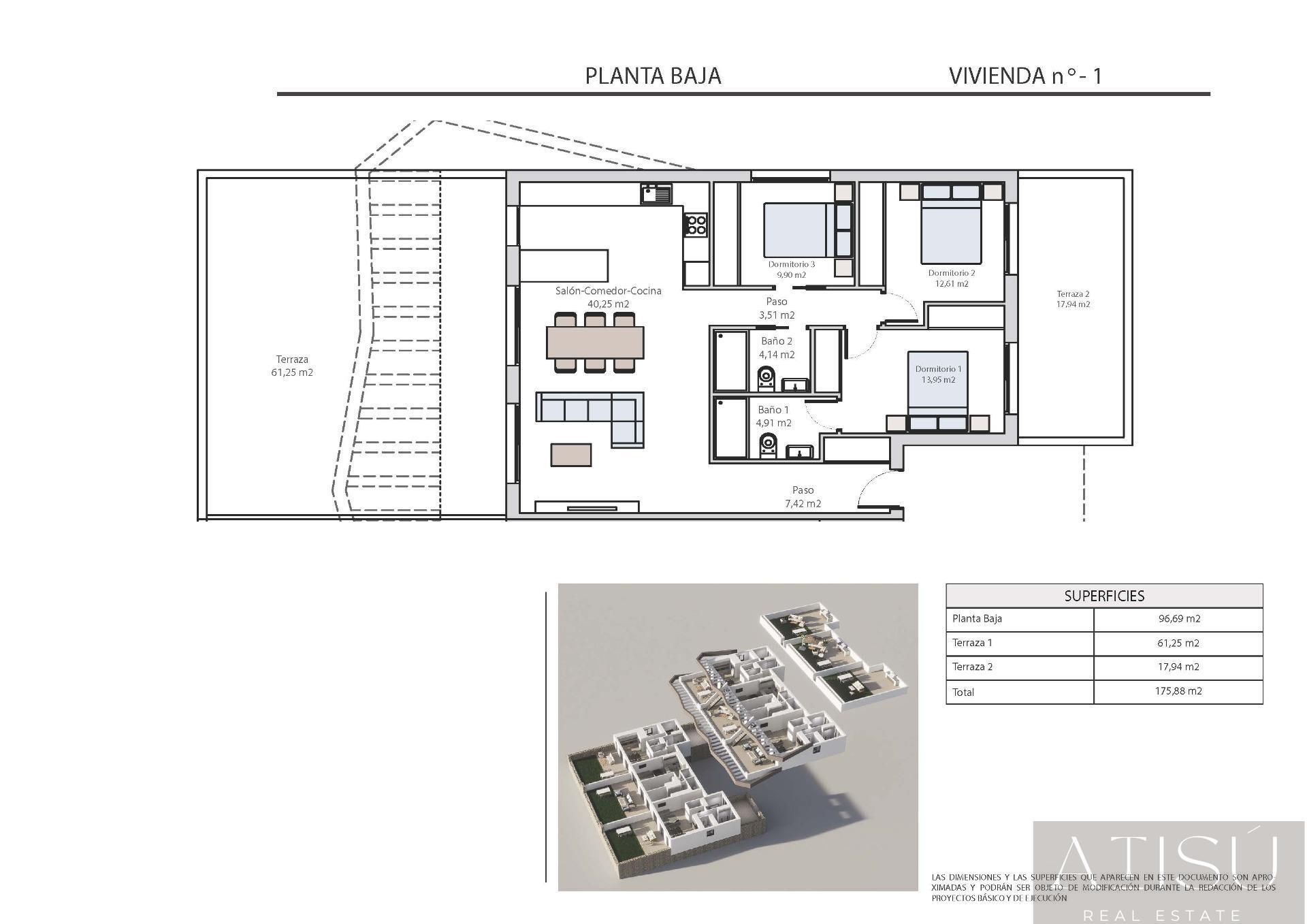 Venta de bungalow en Finestrat