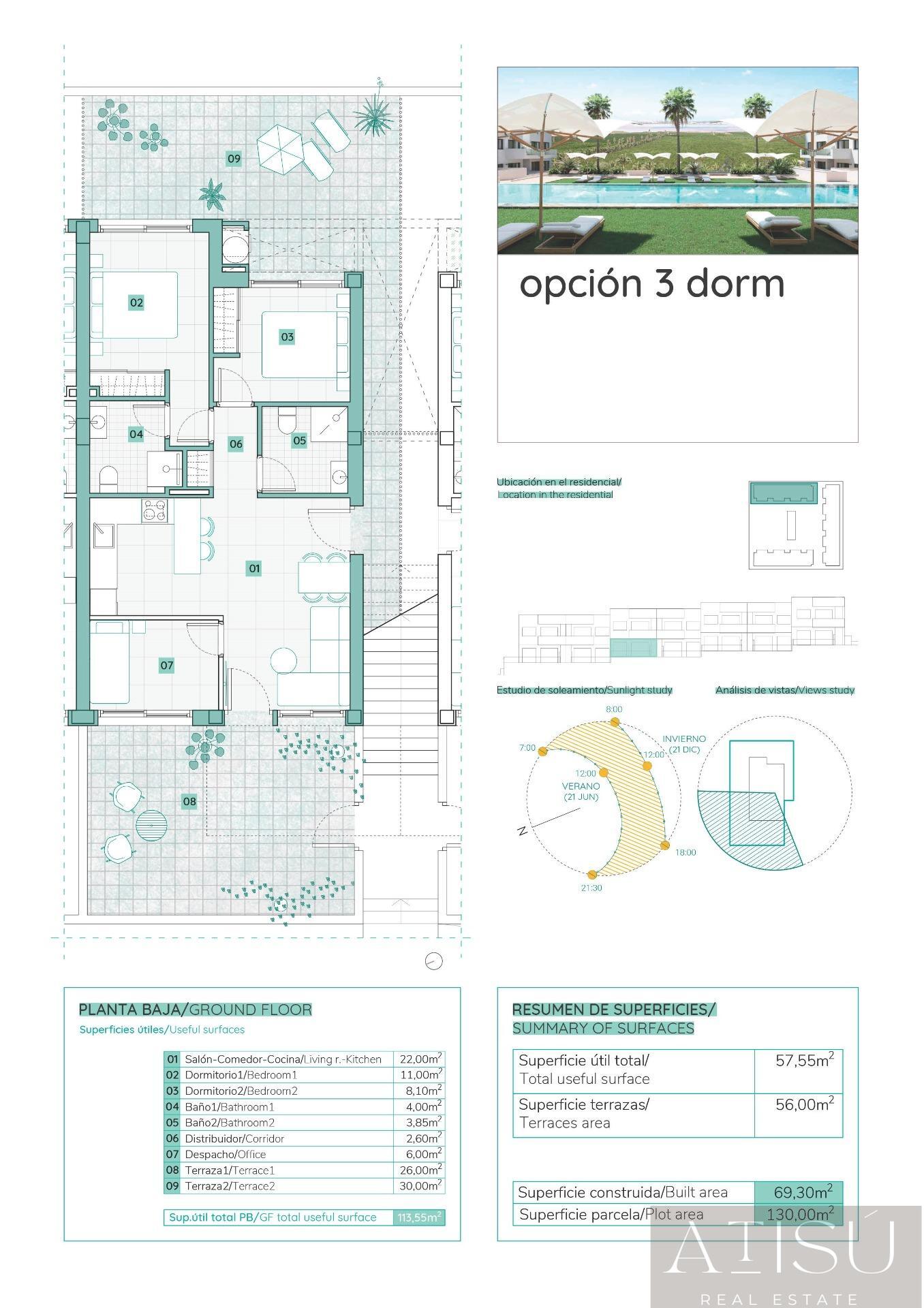Venta de bungalow en Torrevieja