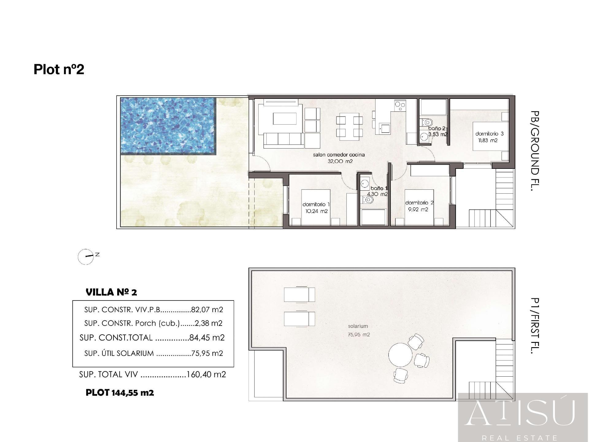 Venta de villa en Pilar de la horadada