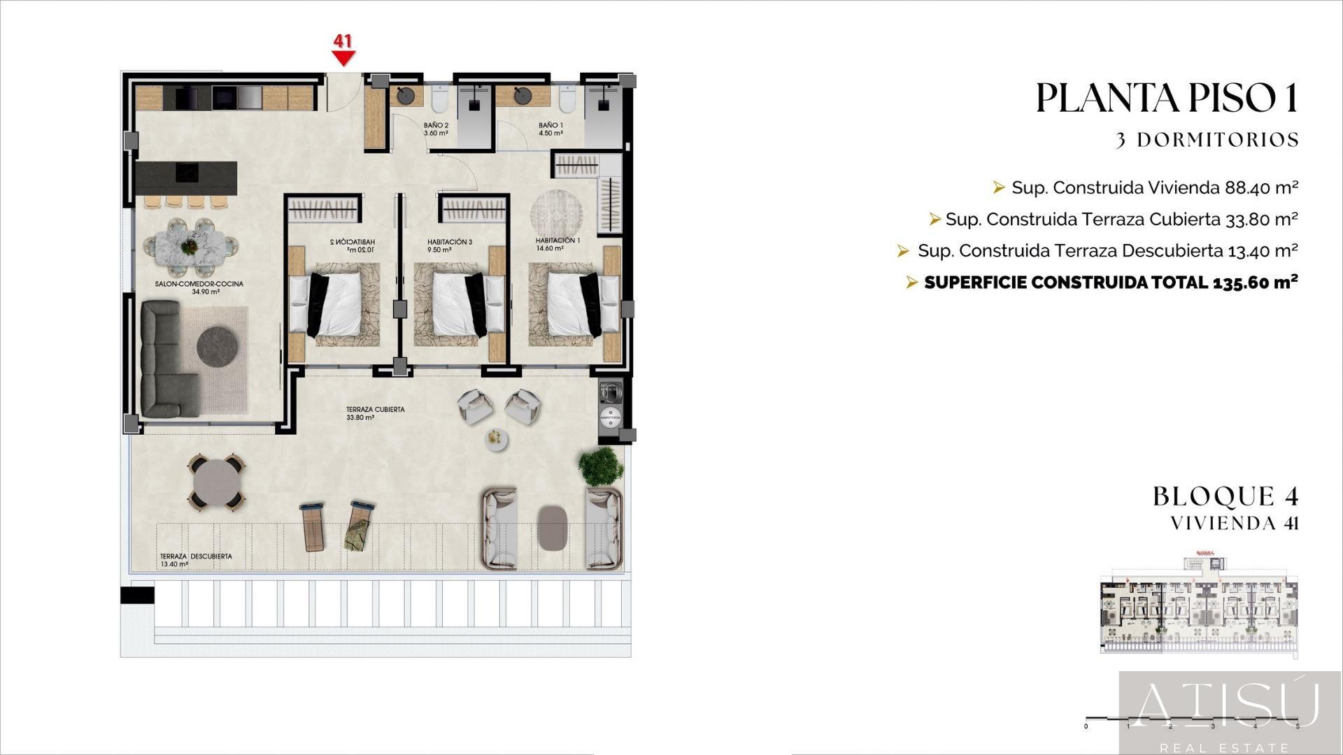 Venta de apartamento en Finestrat