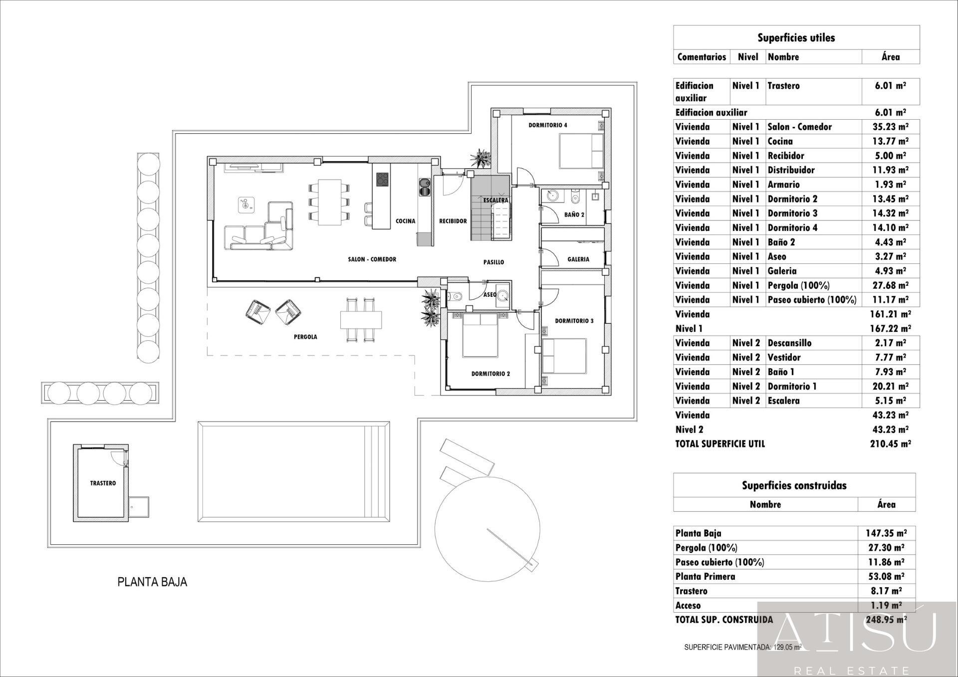 Venta de villa en Aspe