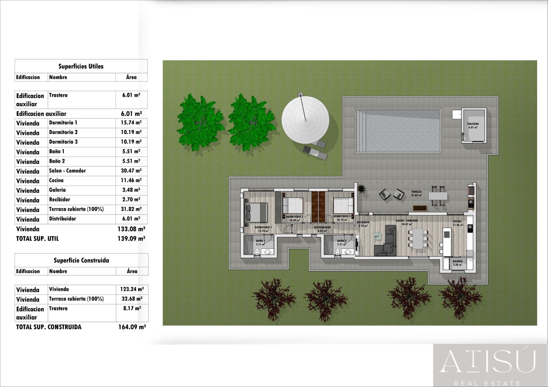 Venta de villa en Aspe