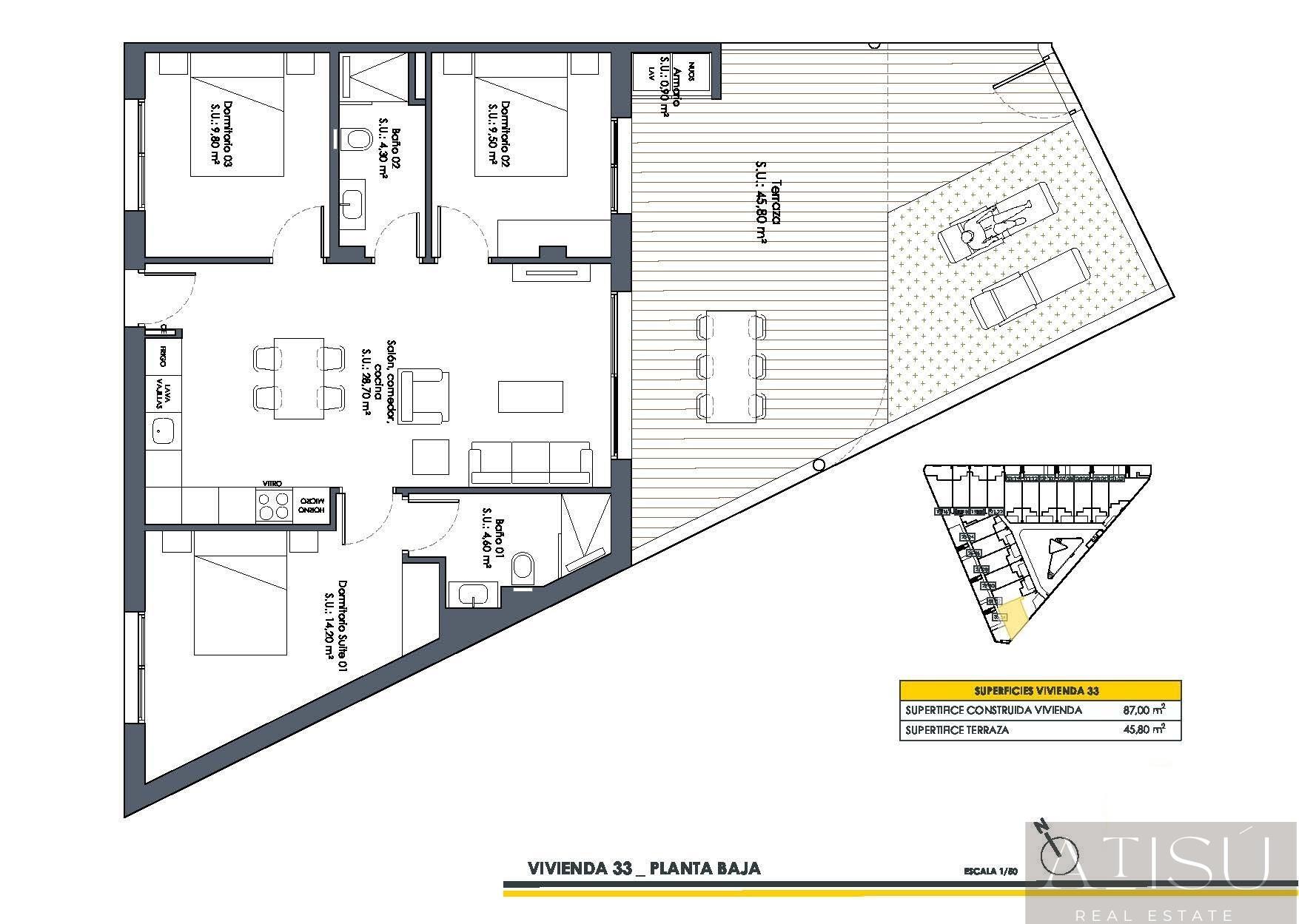Venta de bungalow en San fulgencio