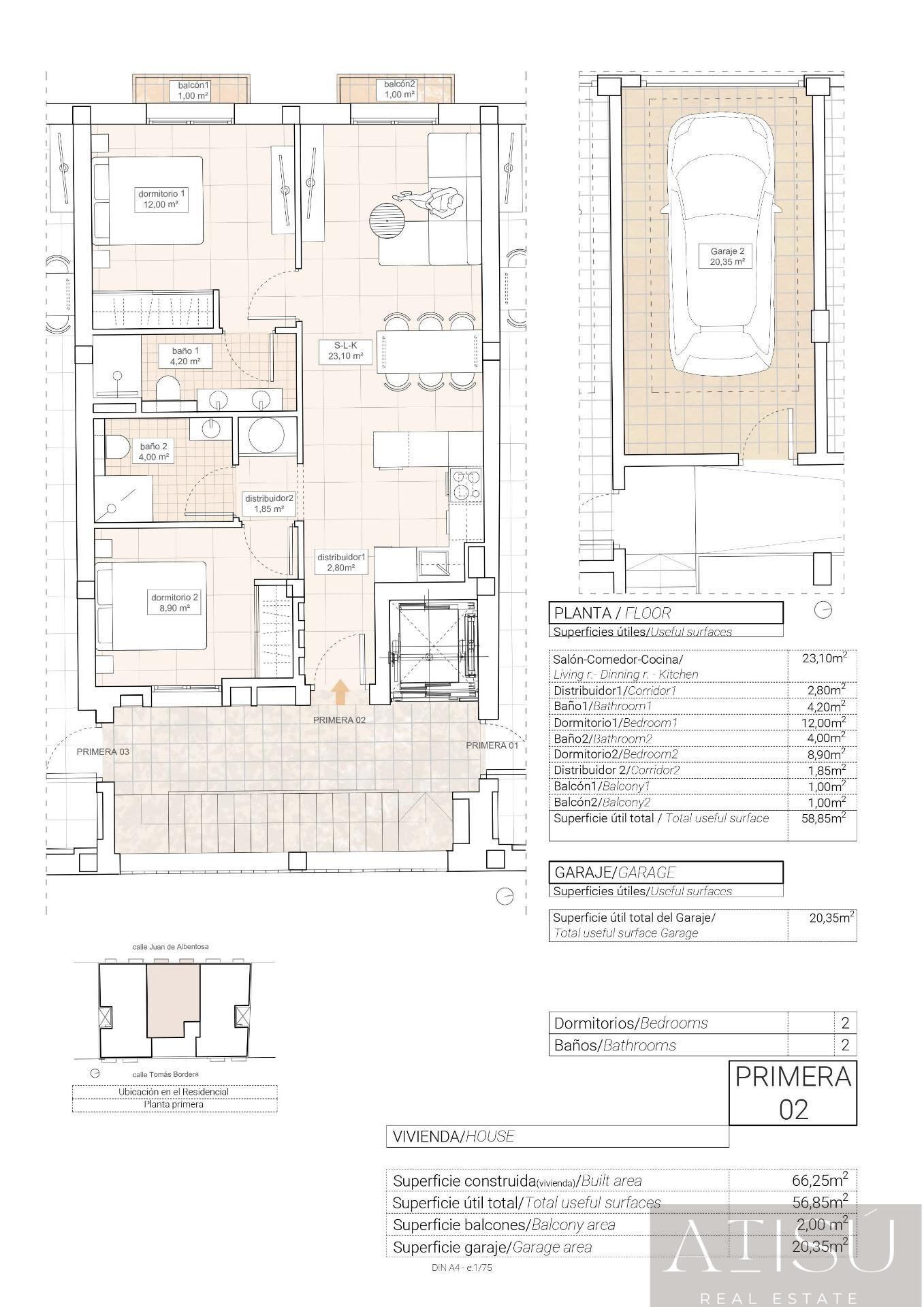 Venta de apartamento en Hondón de las nieves